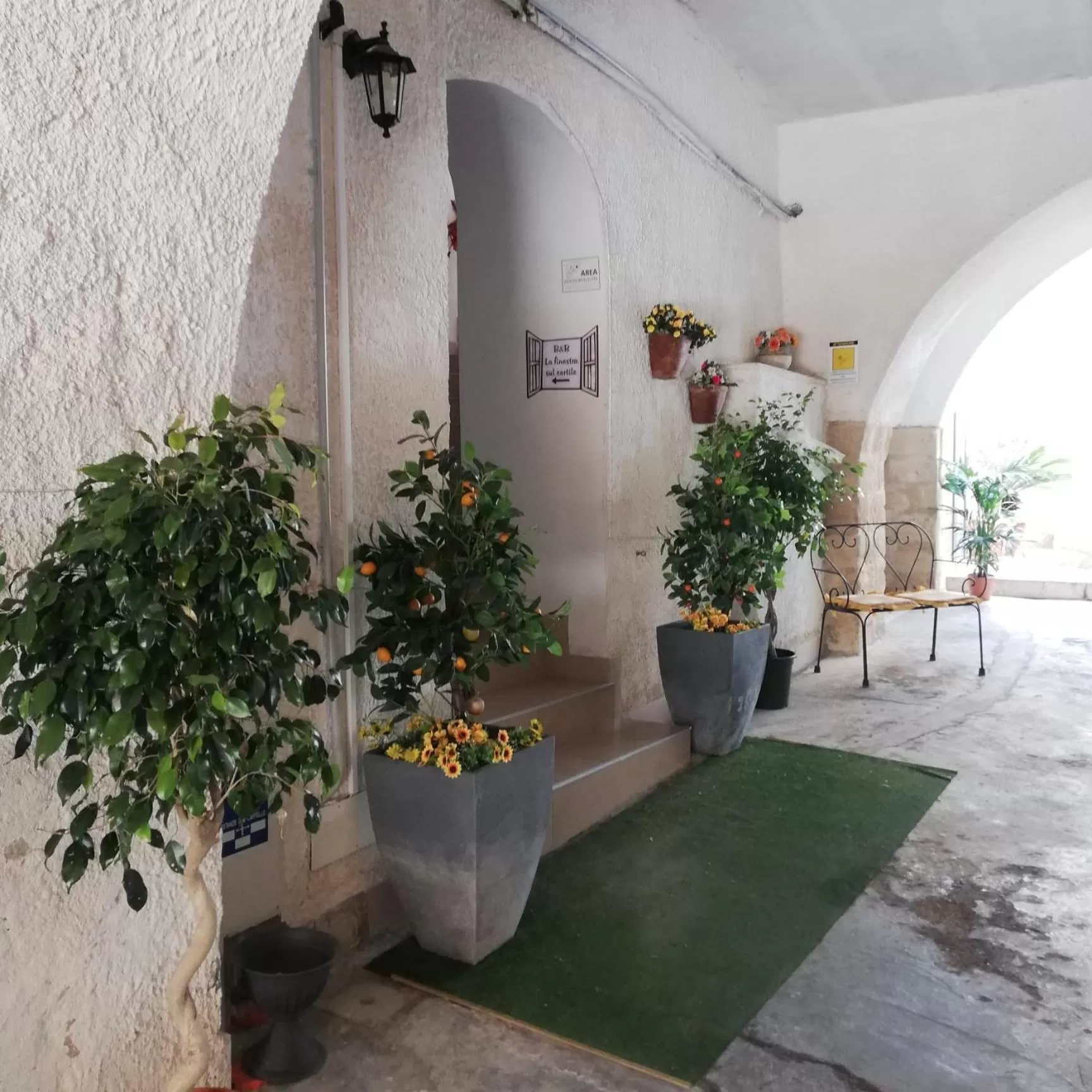 Property building in La Finestra sul Cortile B&B