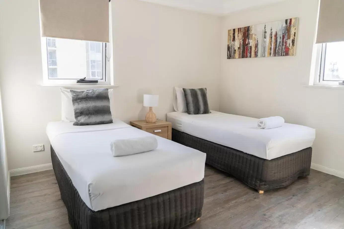 Bed in Wharf Boutique Apartments