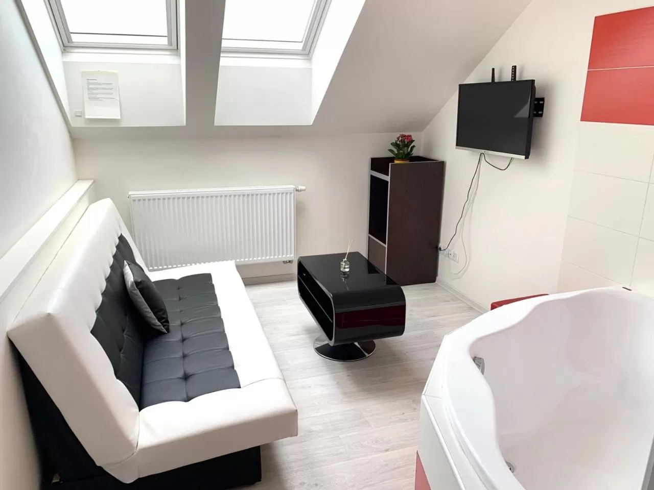 Bed in Hotel Stará Pošta