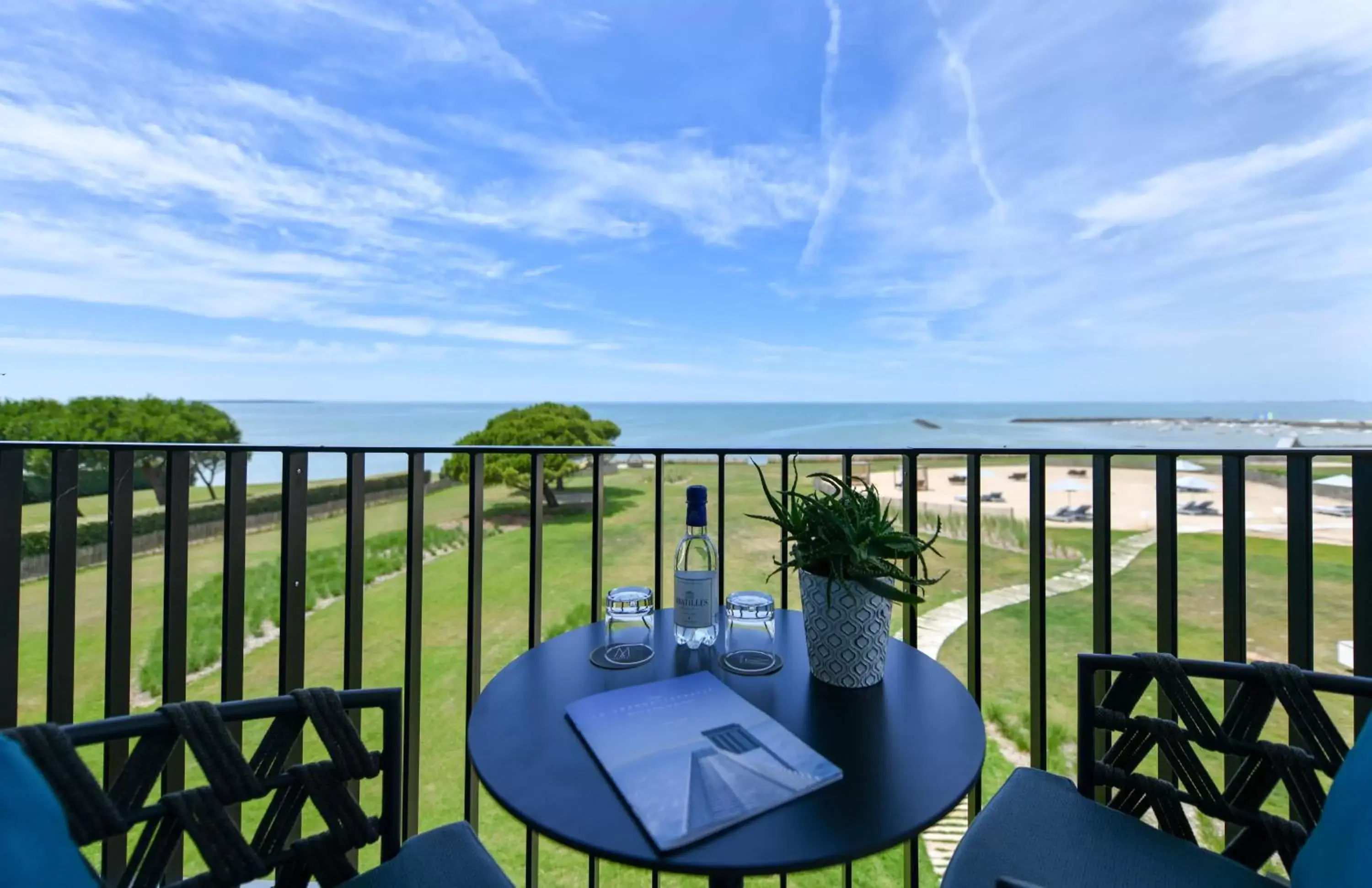 Balcony/Terrace in La Grande Terrasse Hotel&Spa La Rochelle MGallery Hotel Collection