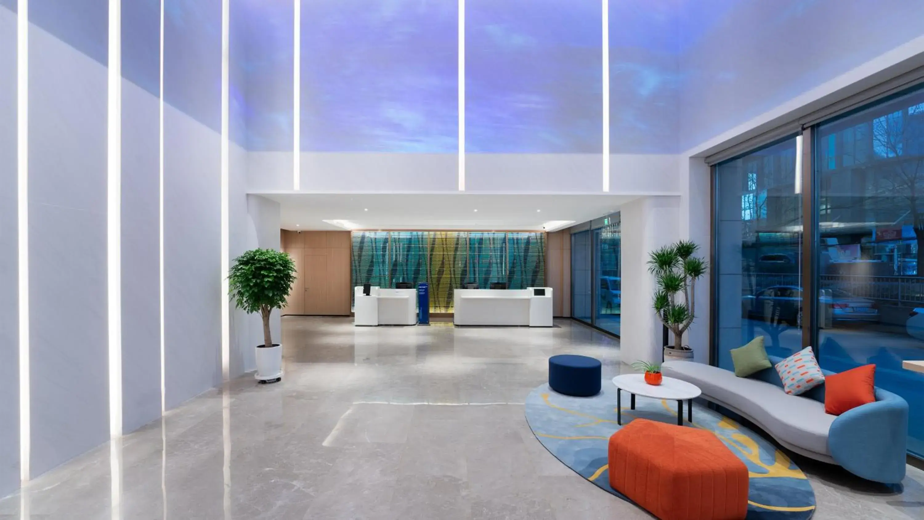 Property building, Lobby/Reception in Holiday Inn Express Lanzhou Jianlan, an IHG Hotel