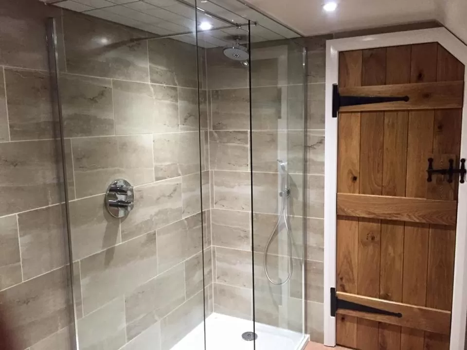 Shower in Bryn Goleu Bed & Breakfast