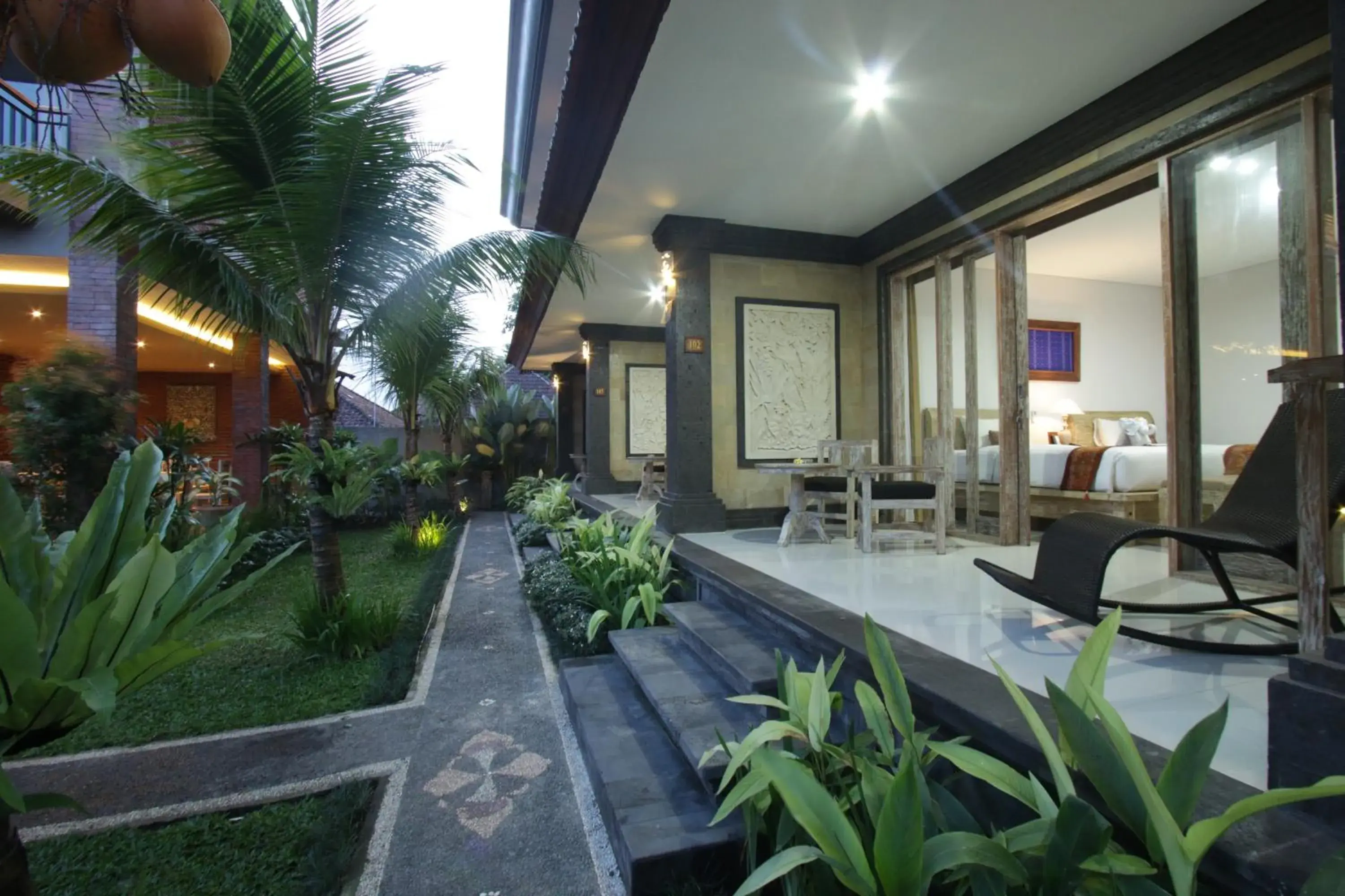 Balcony/Terrace in Batu Empug Ubud by Mahaputra