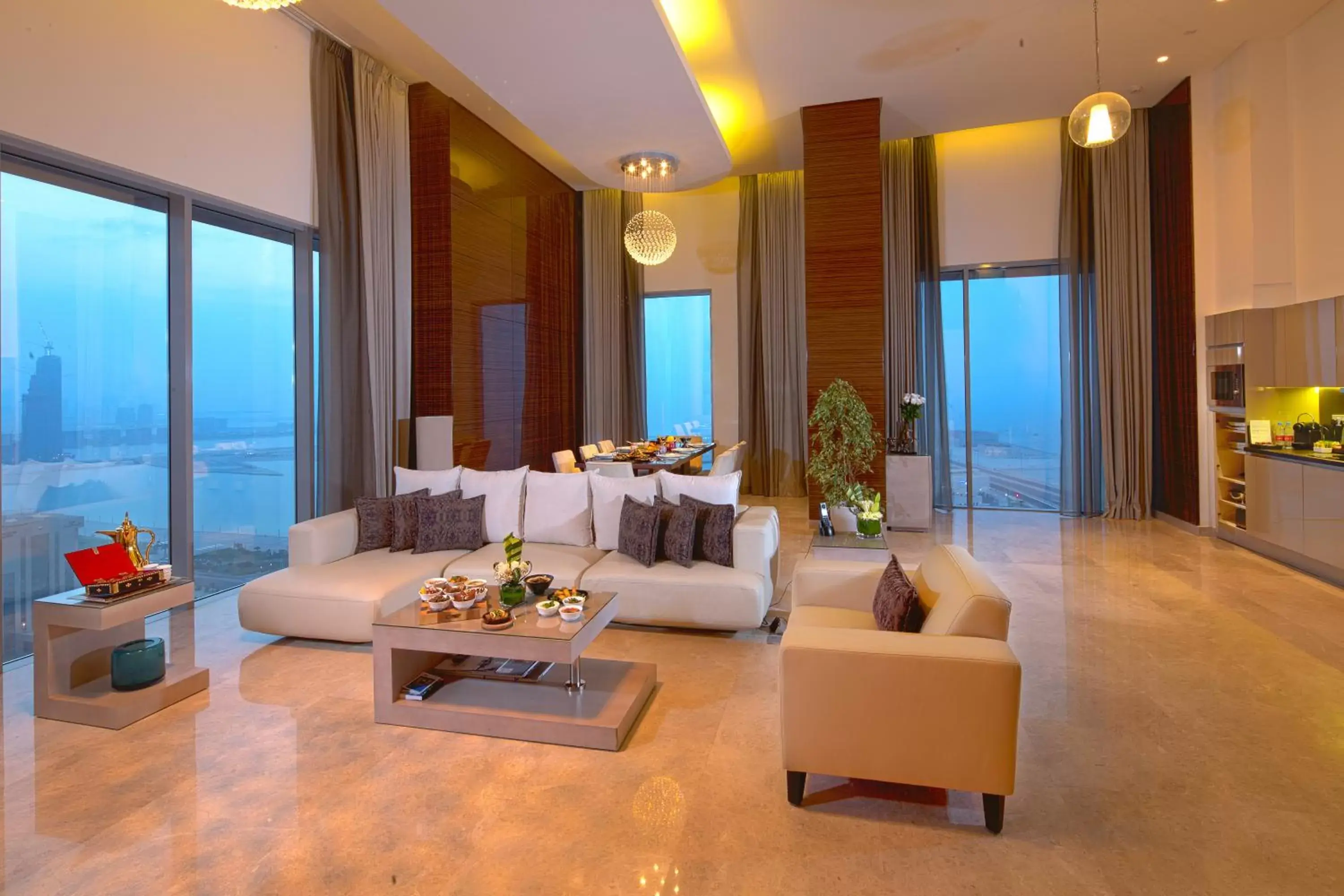 Living room, Seating Area in Fraser Suites Diplomatic Area Bahrain