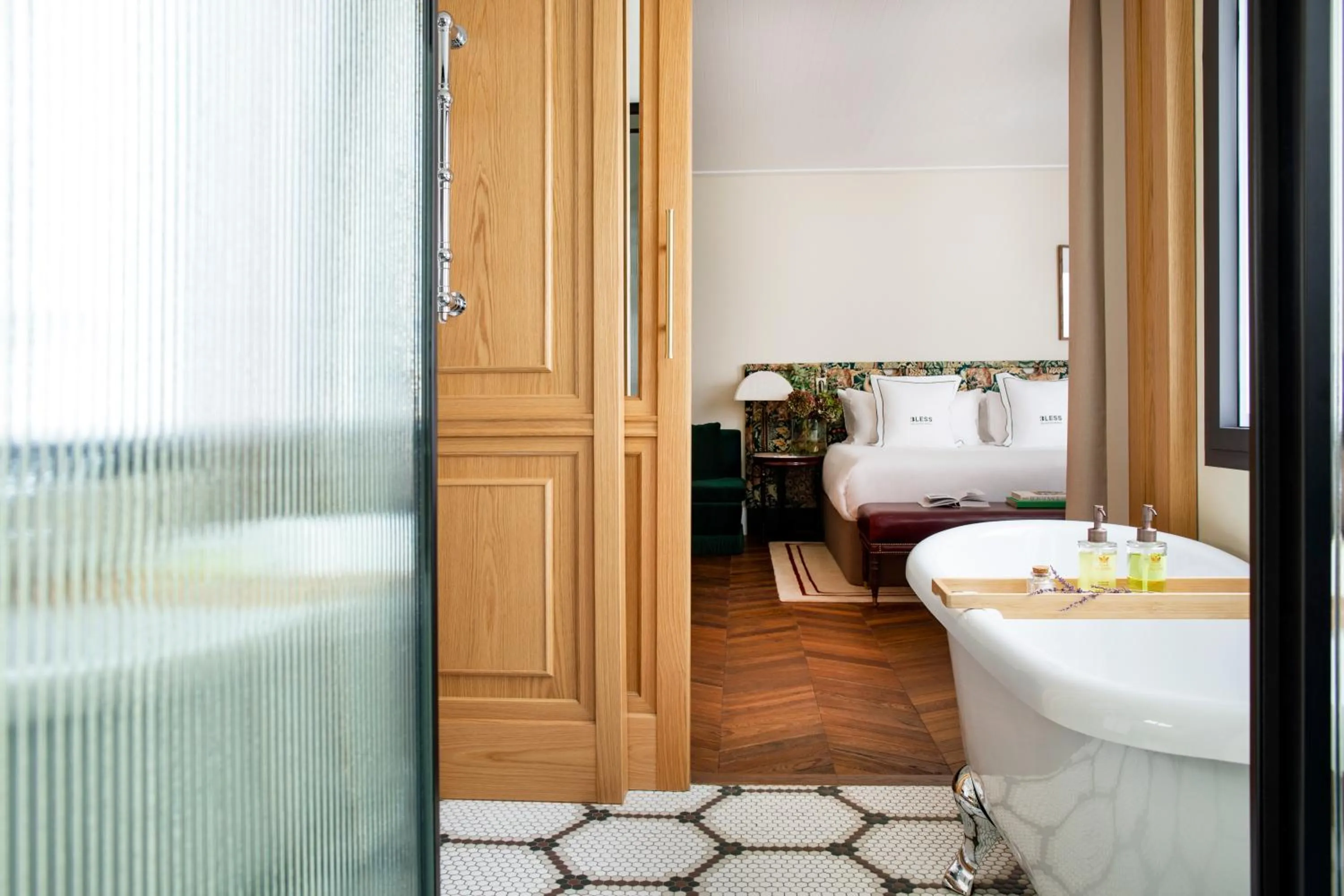 Bathroom, Bed in BLESS Hotel Madrid - The Leading Hotels of the World