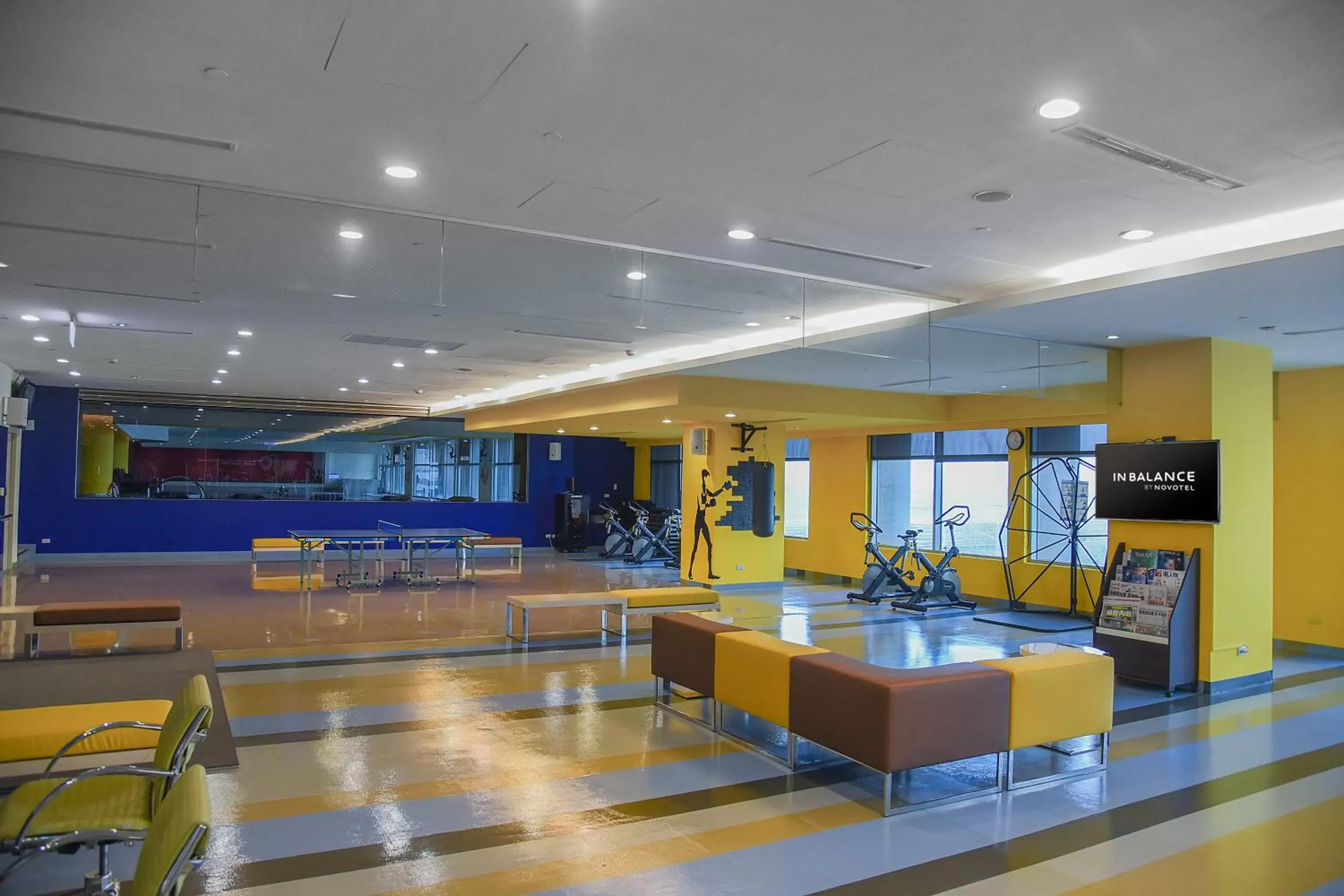 Fitness centre/facilities, Lobby/Reception in Novotel Taipei Taoyuan International Airport