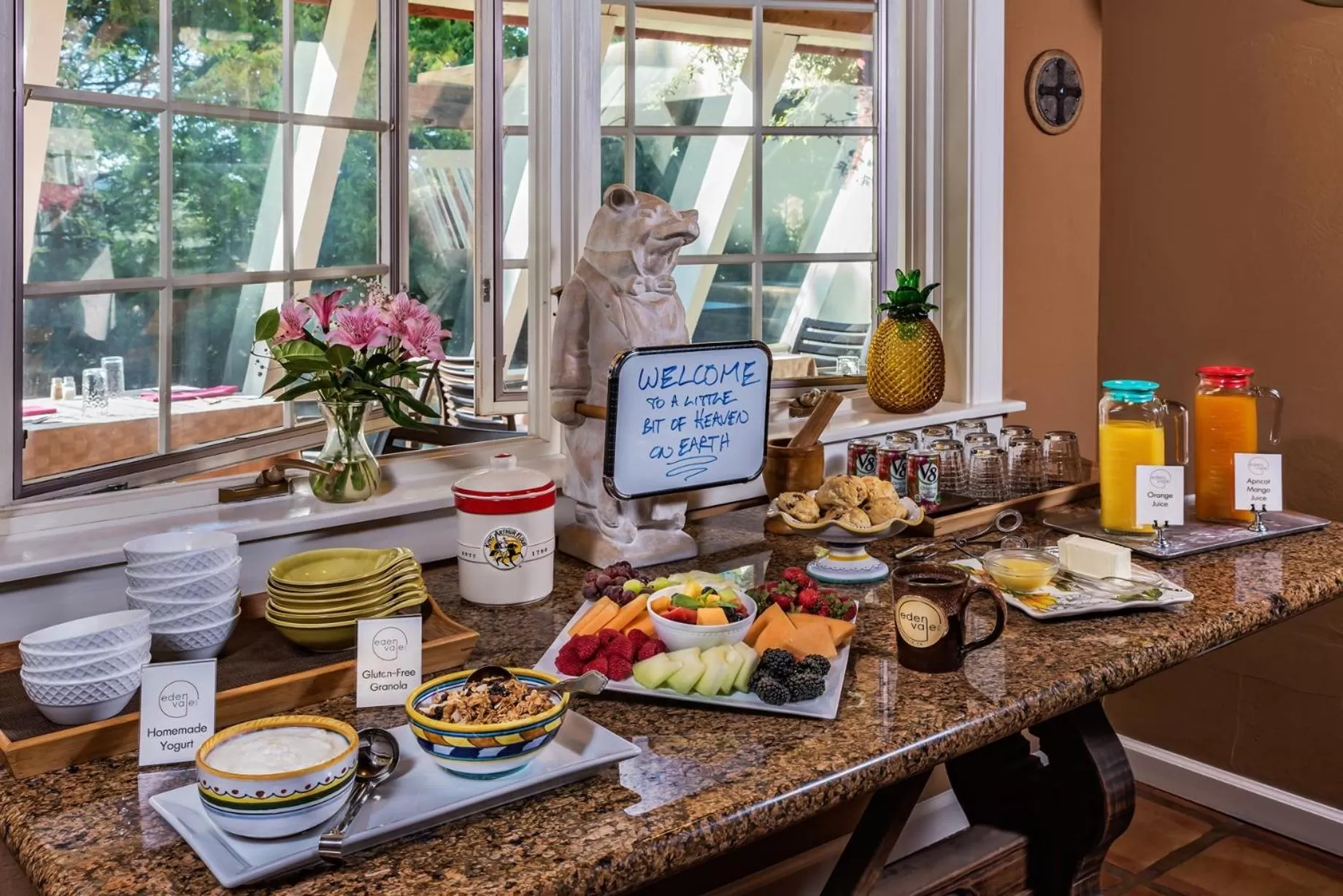 Food and drinks in Eden Vale Inn