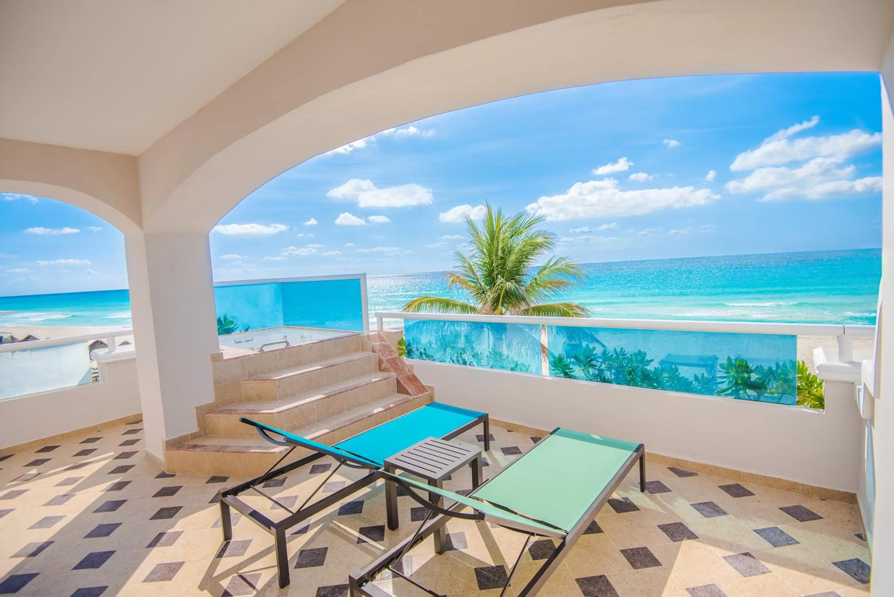 Sea view in Wyndham Alltra Cancun All Inclusive Resort