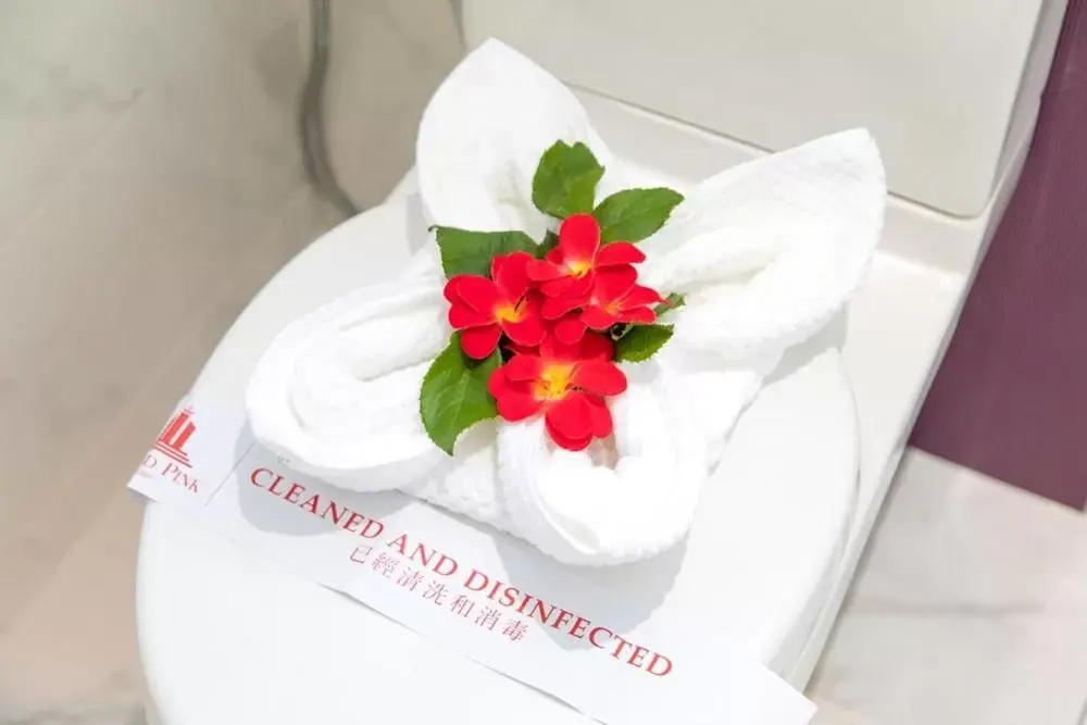 Text overlay in Grand Pink Hotel Hatyai Text overlay in Grand Pink Hotel Hatyai