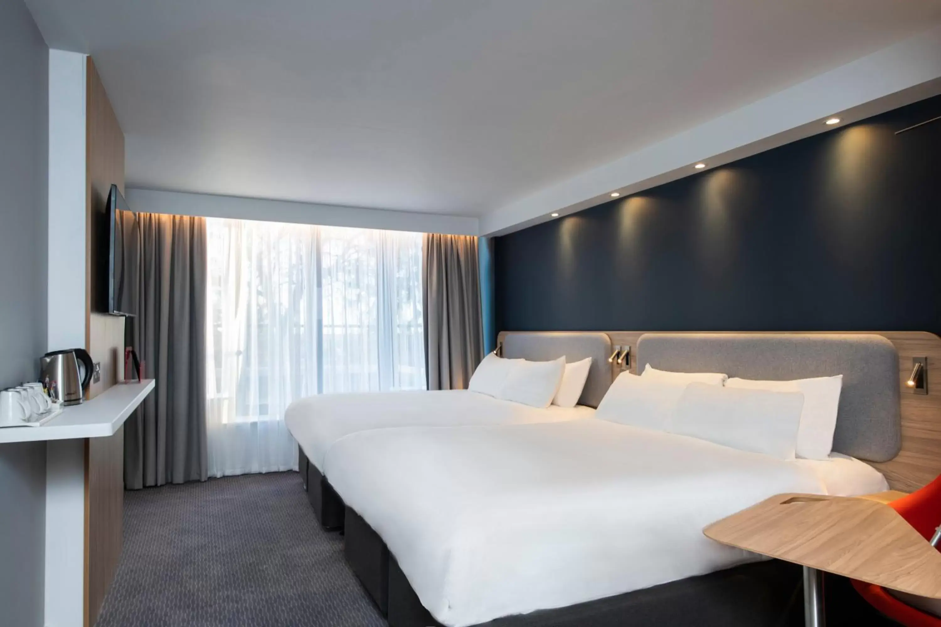 Standard Double Room with Two Double Beds and Free Hot Breakfast in Holiday Inn Express Edinburgh City West by IHG Standard Double Room with Two Double Beds and Free Hot Breakfast in Holiday Inn Express Edinburgh City West by IHG