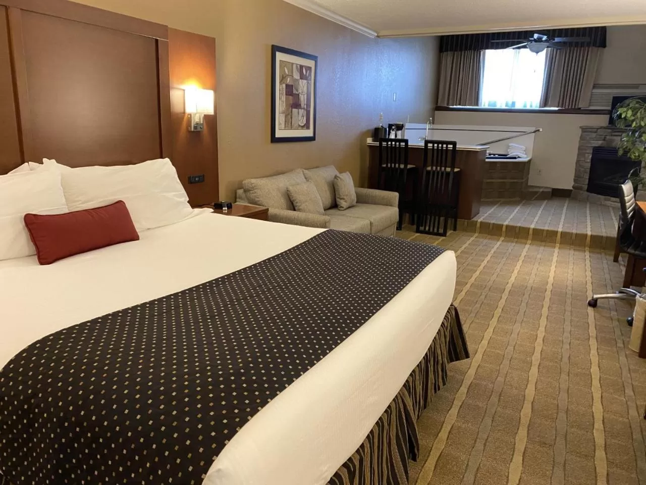 Bed in Wyndham Garden Warsaw