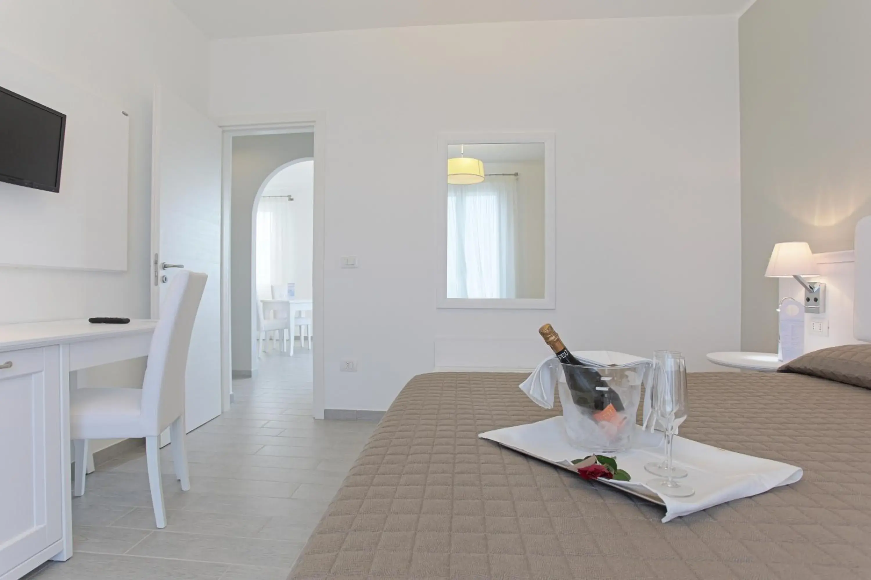 Bedroom in Scala Dei Turchi Resort