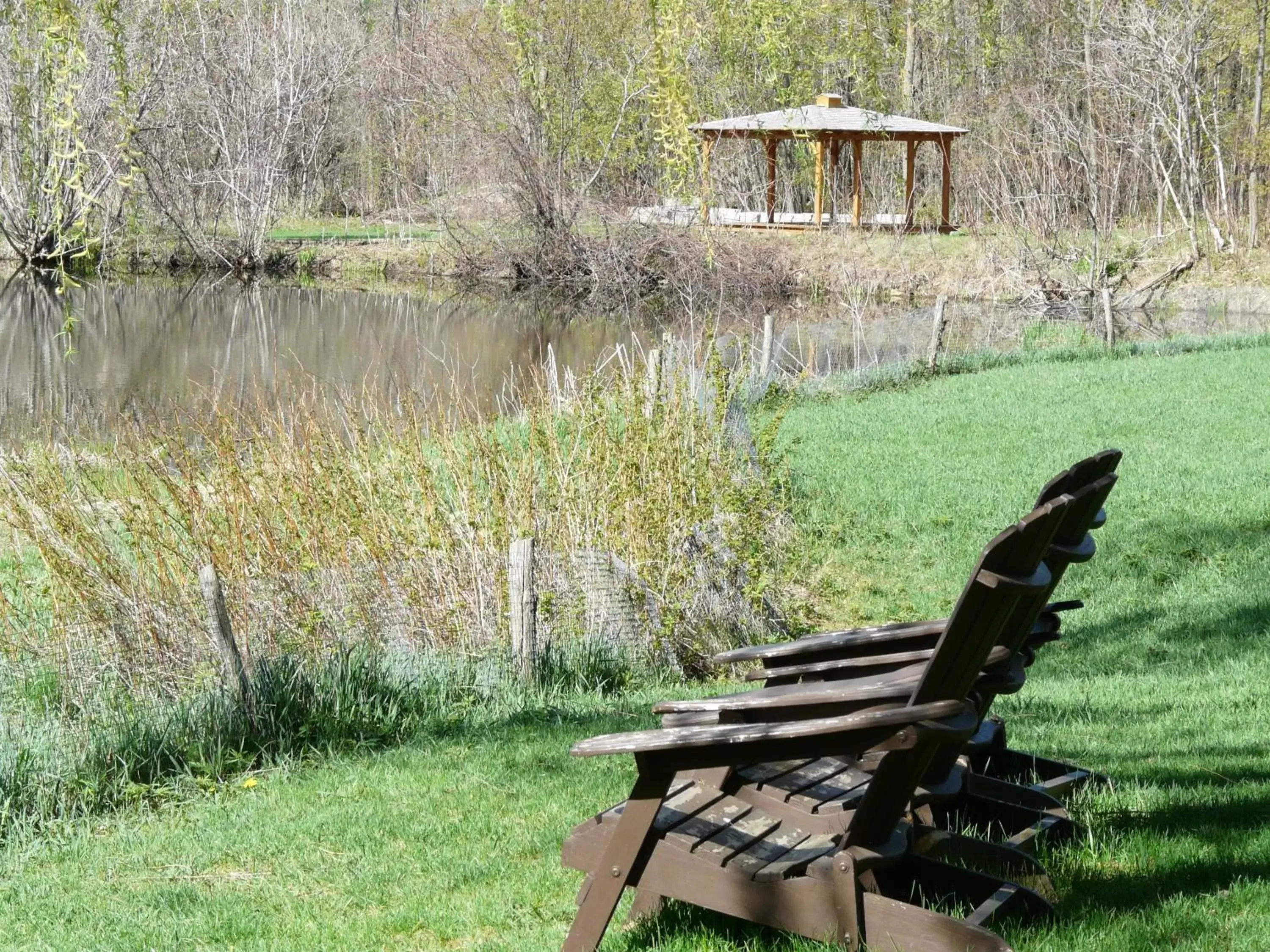 Spring, Garden in Auberge des Gallant