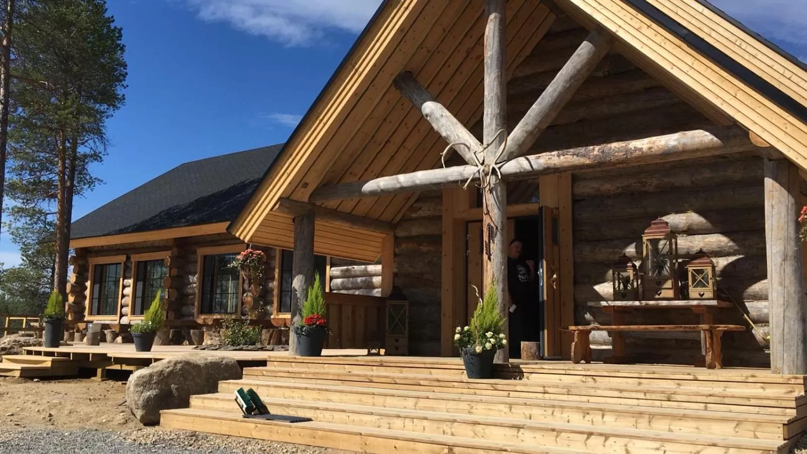 Facade/entrance in Wilderness Hotel Nangu & Igloos