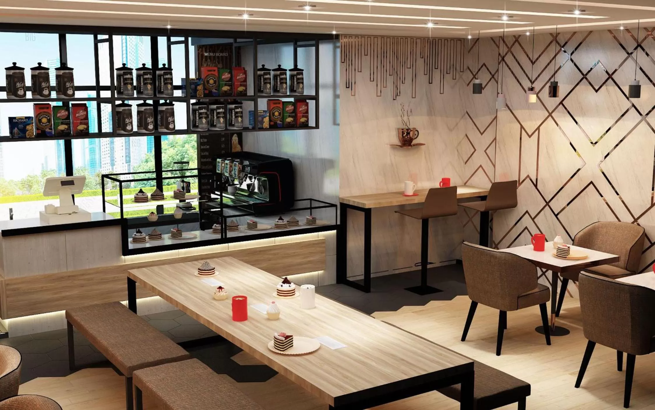 Restaurant/places to eat in Edge Creekside Hotel