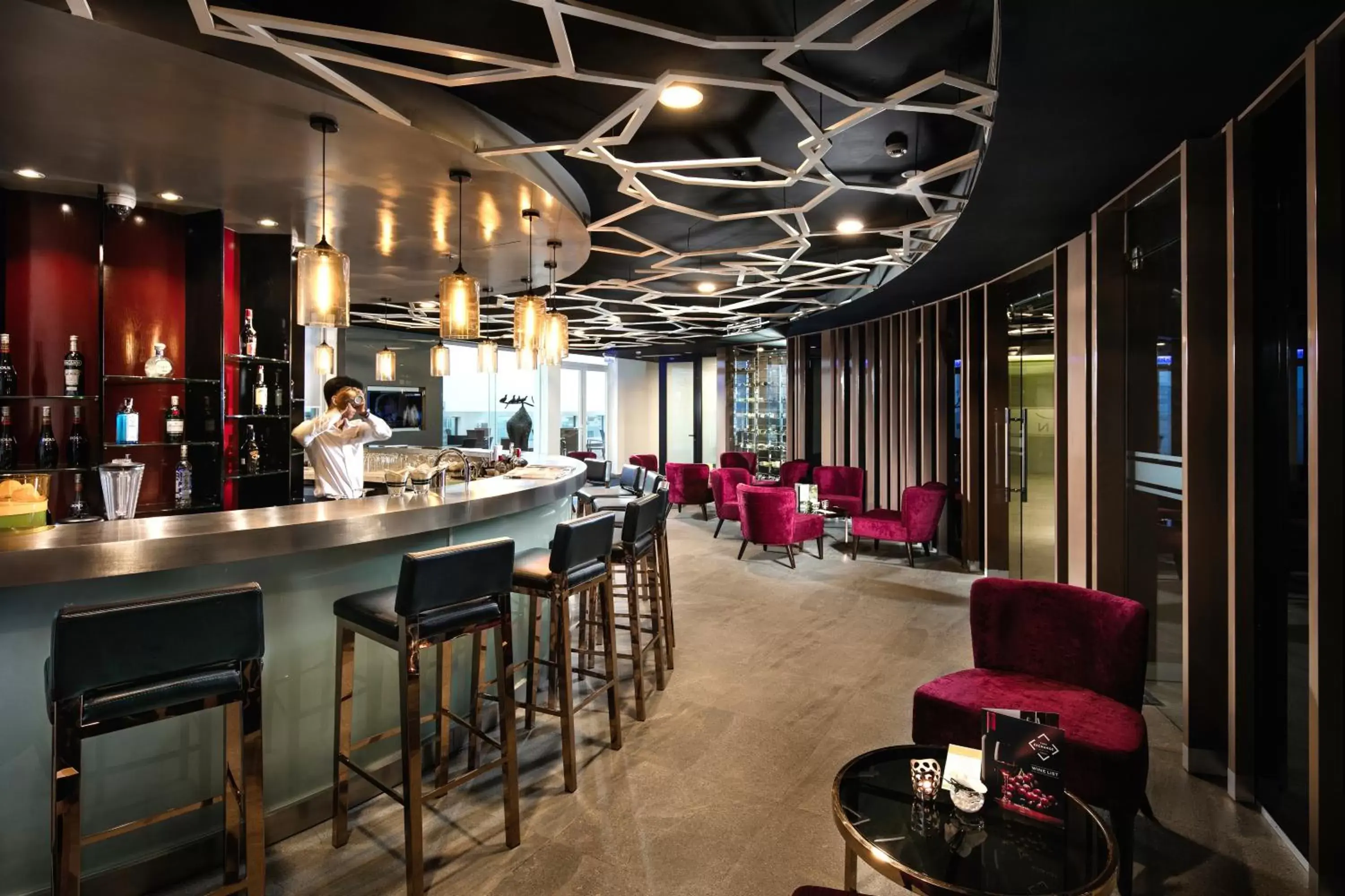 Lounge or bar, Restaurant/Places to Eat in Novotel Suites Hanoi