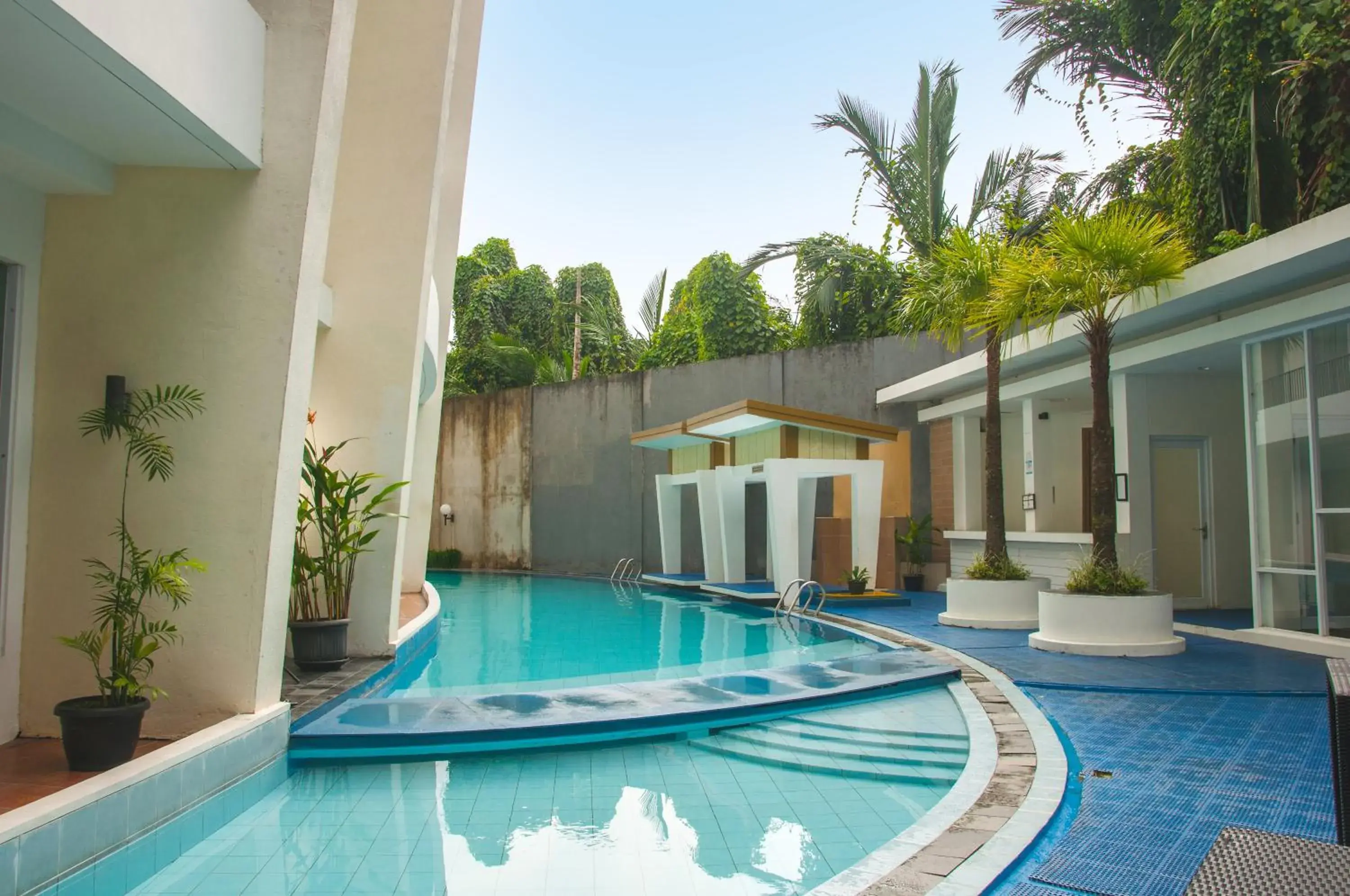 Property building, Swimming Pool in Hotel Santika Bangka
