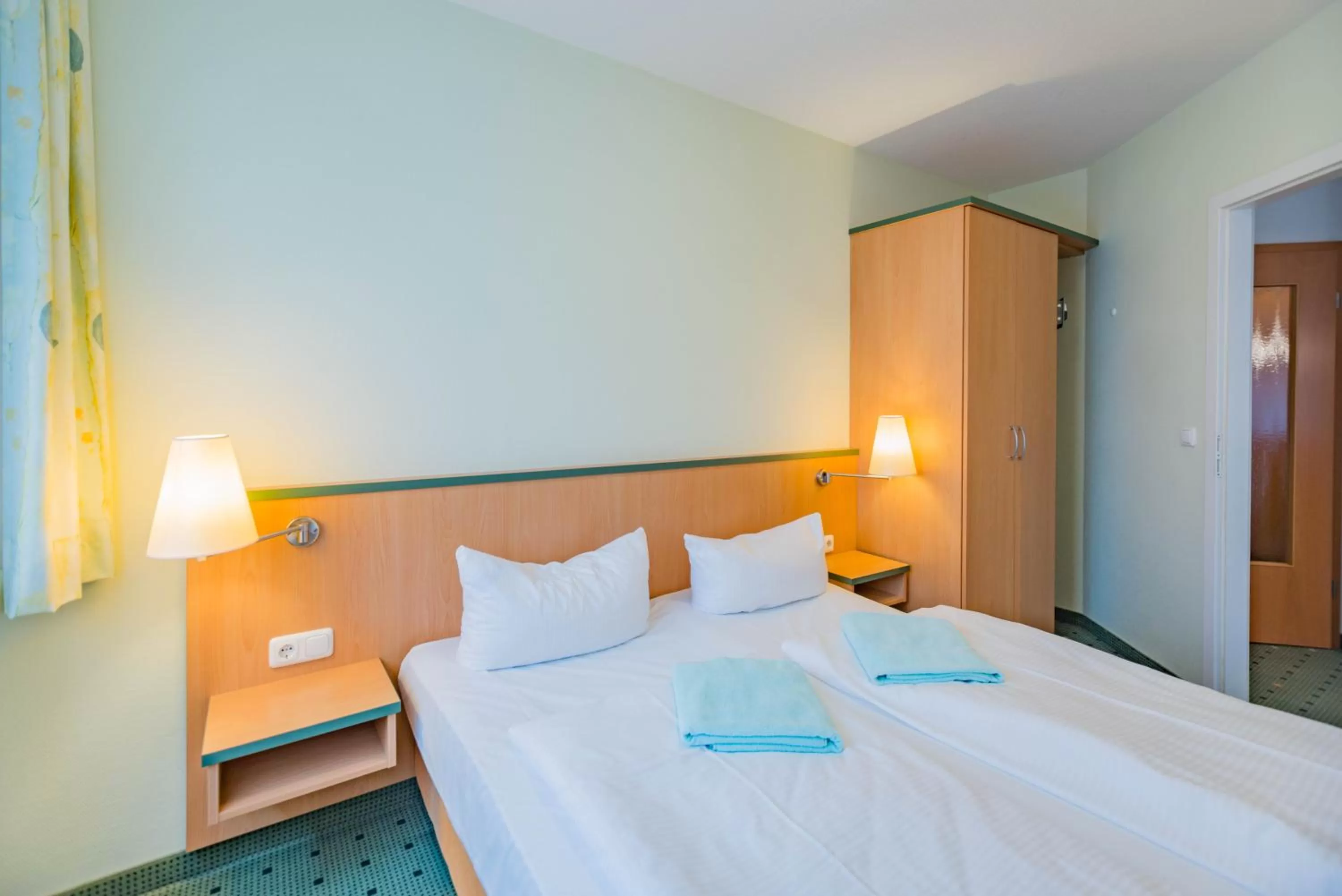 Photo of the whole room, Bed in Am Weststrand Apartmenthaus Waldeck