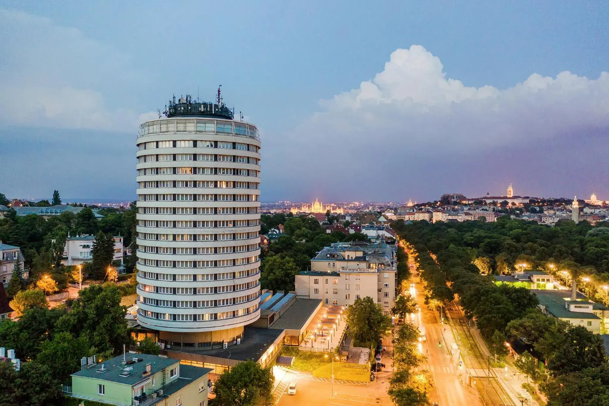 Property building in Hotel Budapest