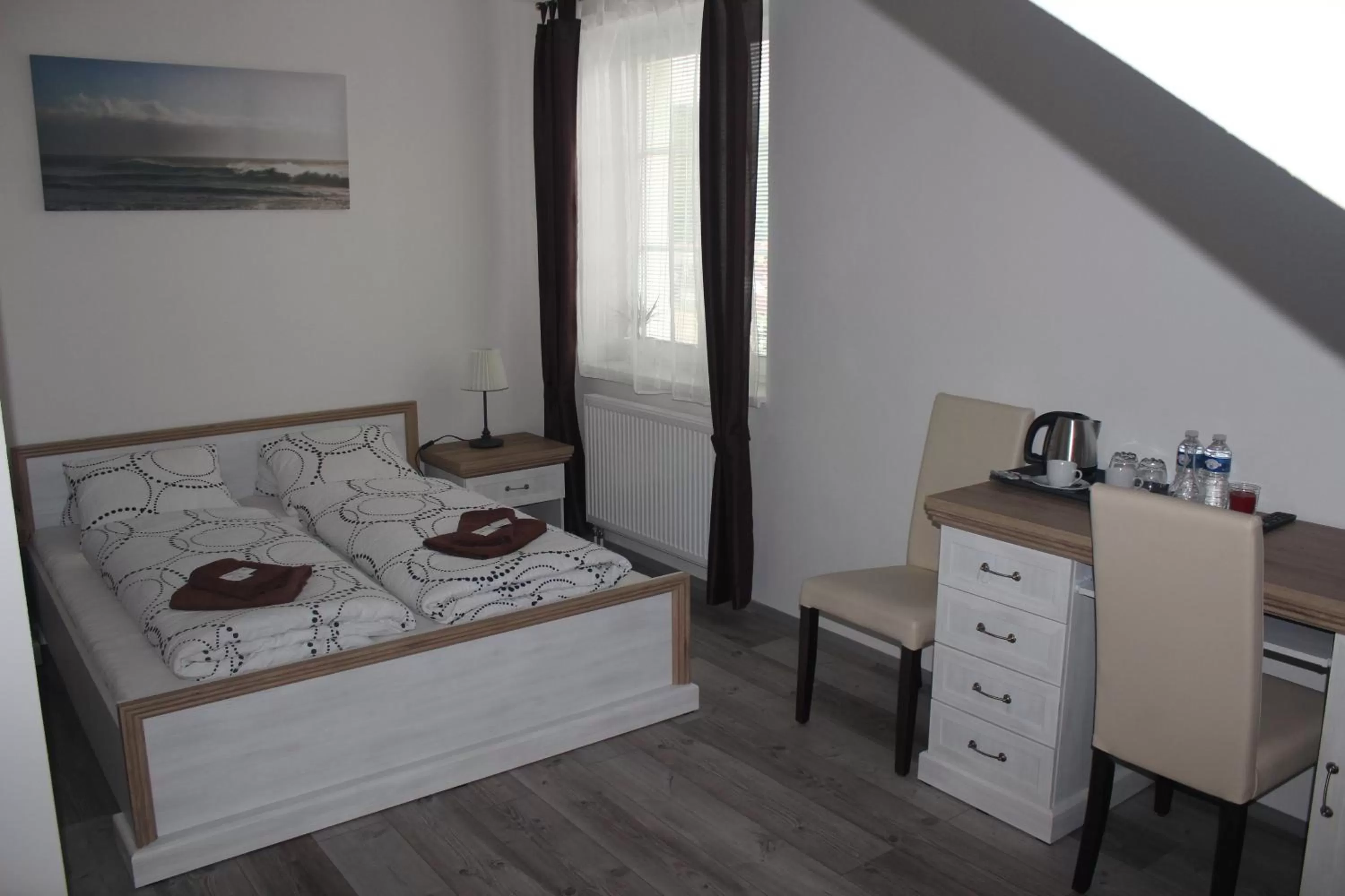 Living room, Bed in Penzion Vesely