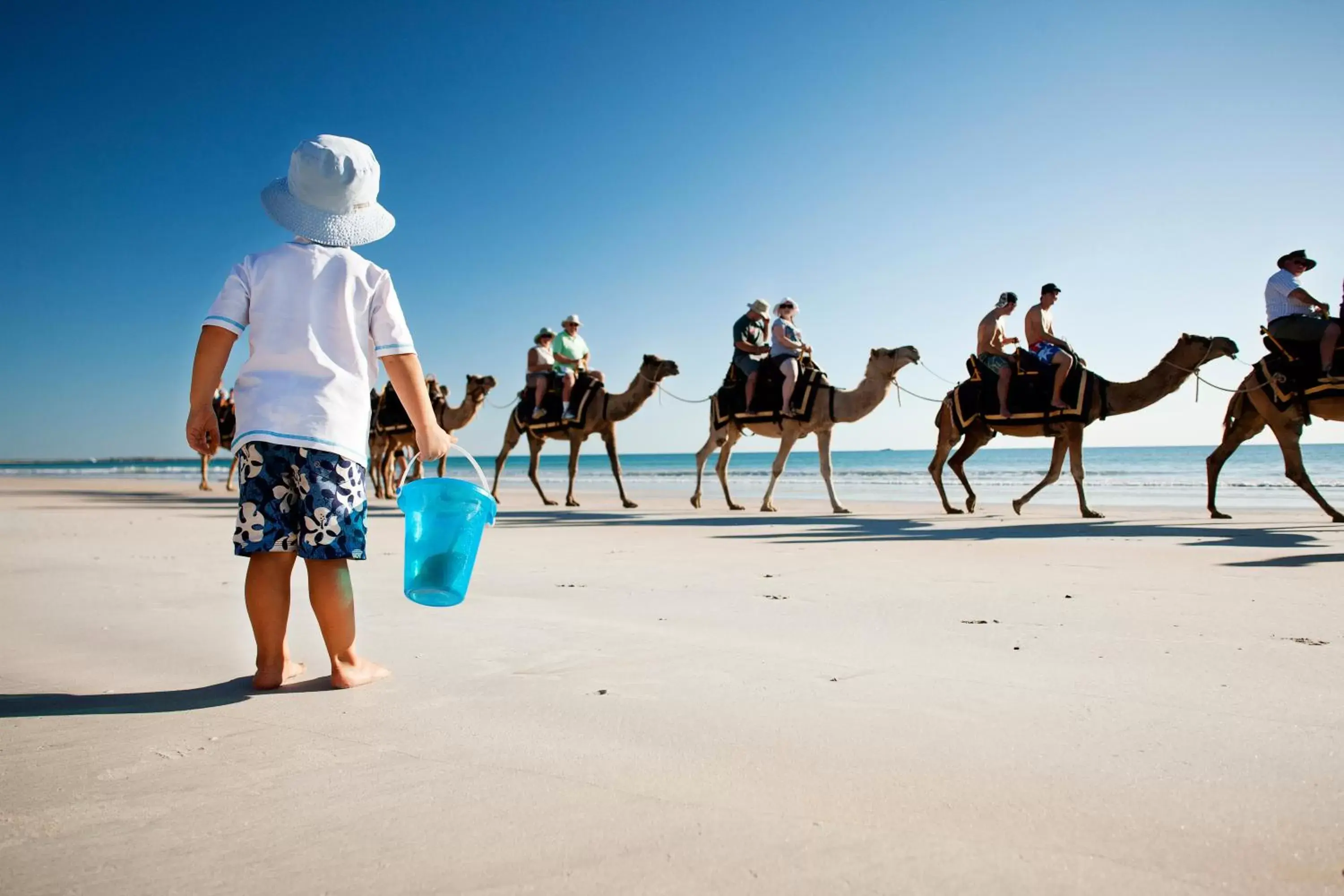 People in Seashells Broome