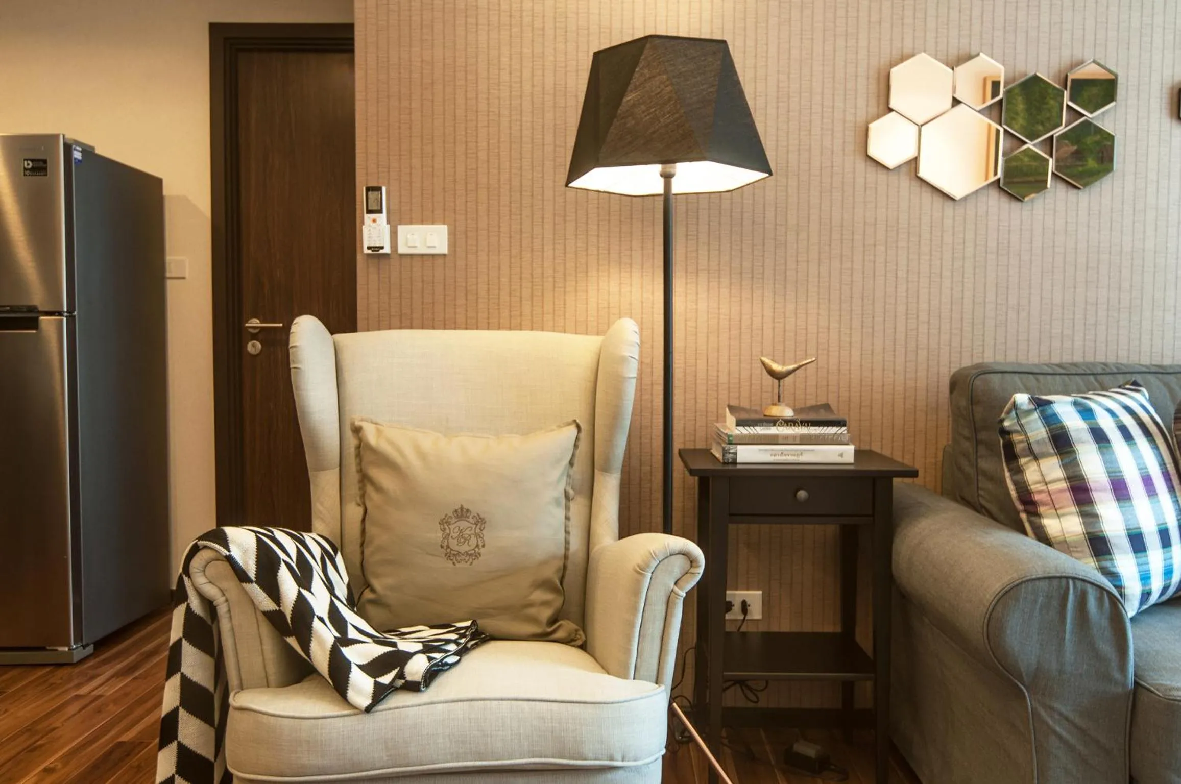 Living room in The Title KR Beach Condotel Rawai Beach