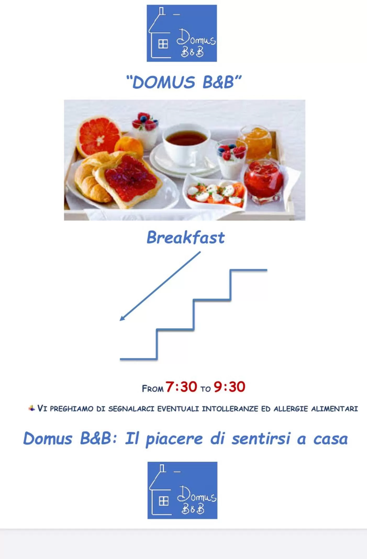 Floor Plan in Domus B&B