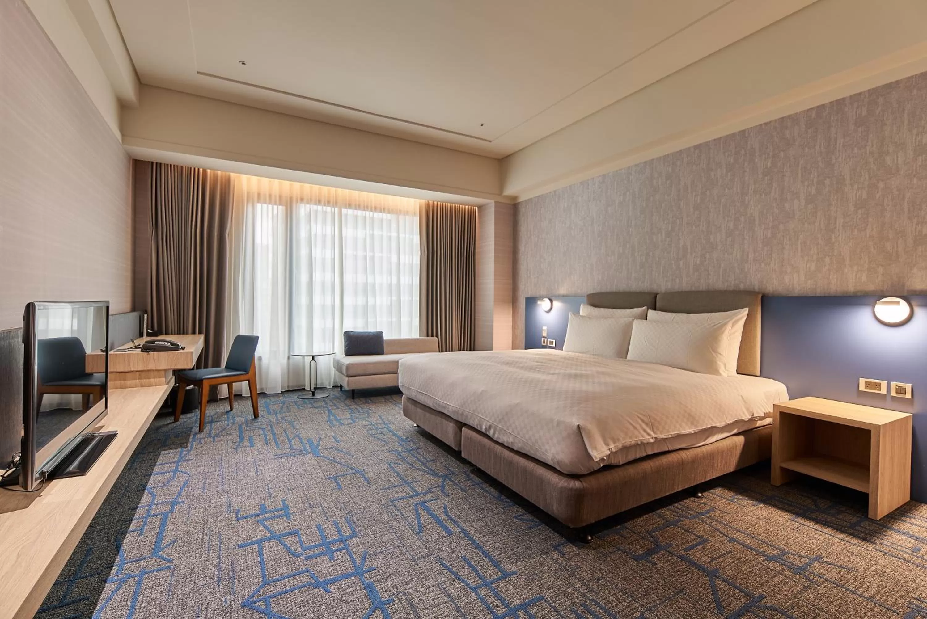 Bed in Miramar Garden Taipei