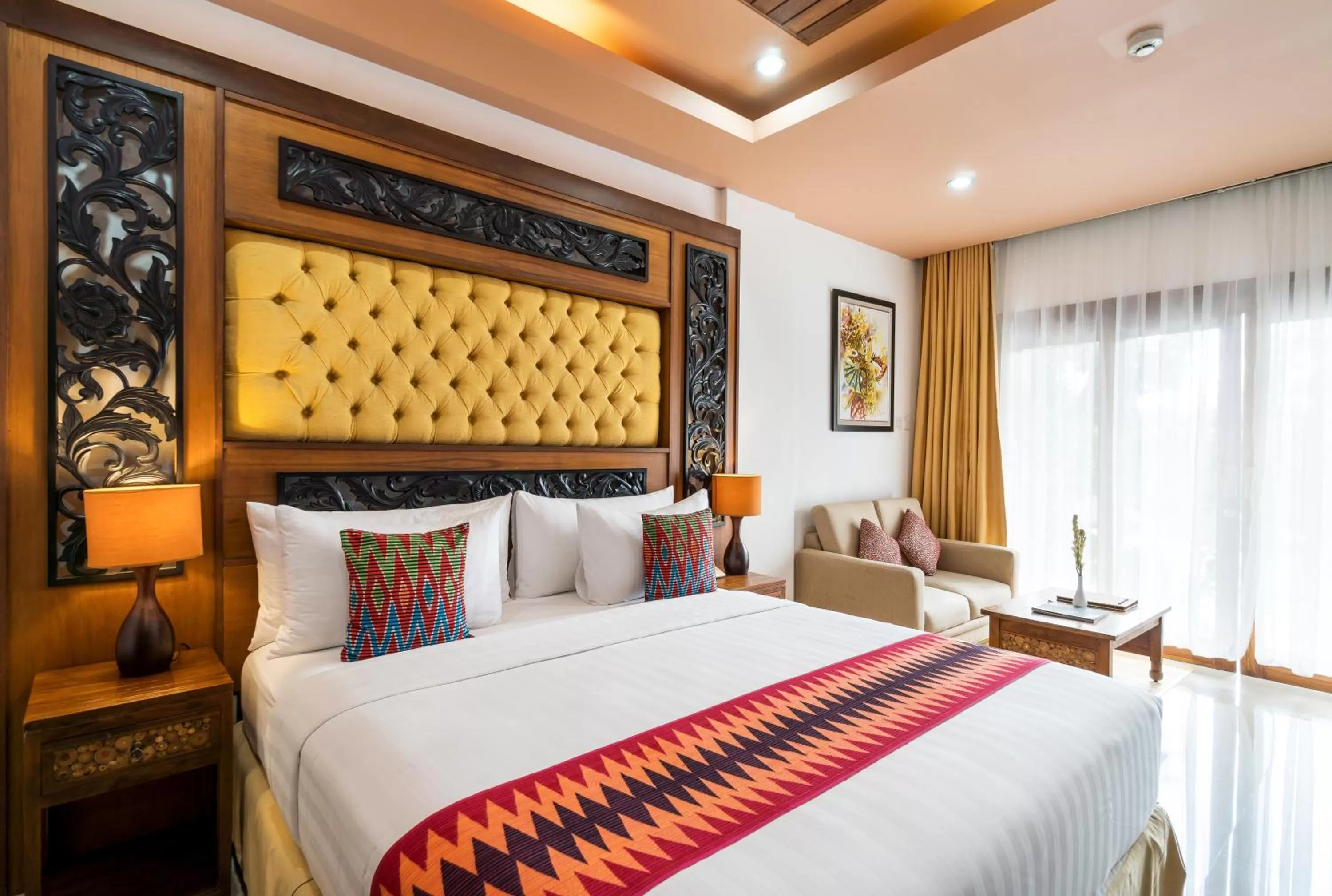 Bed in Mayura Ubud Retreat