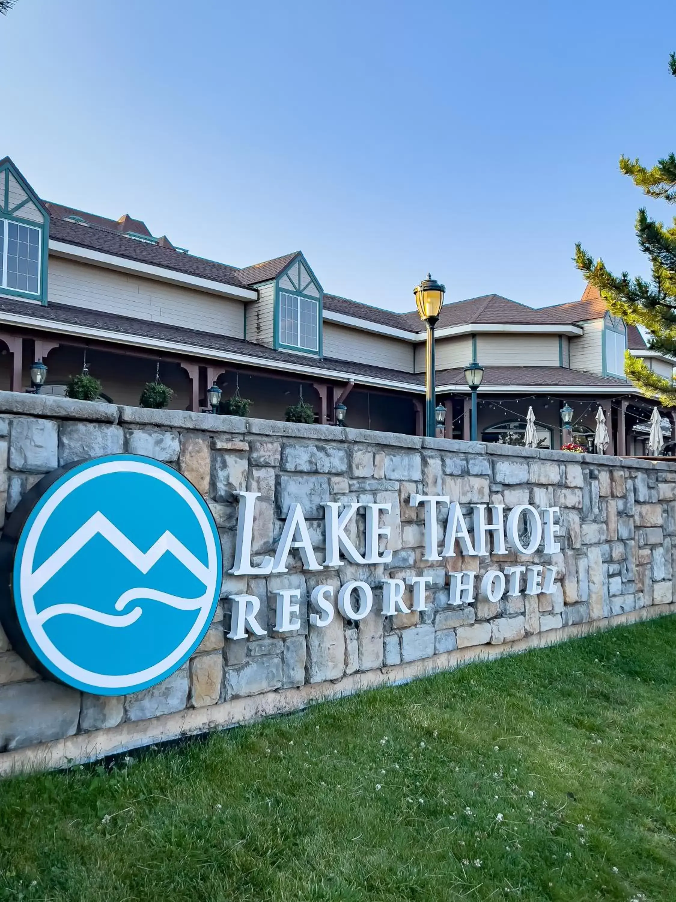 Property building, Property Logo/Sign in Lake Tahoe Resort Hotel