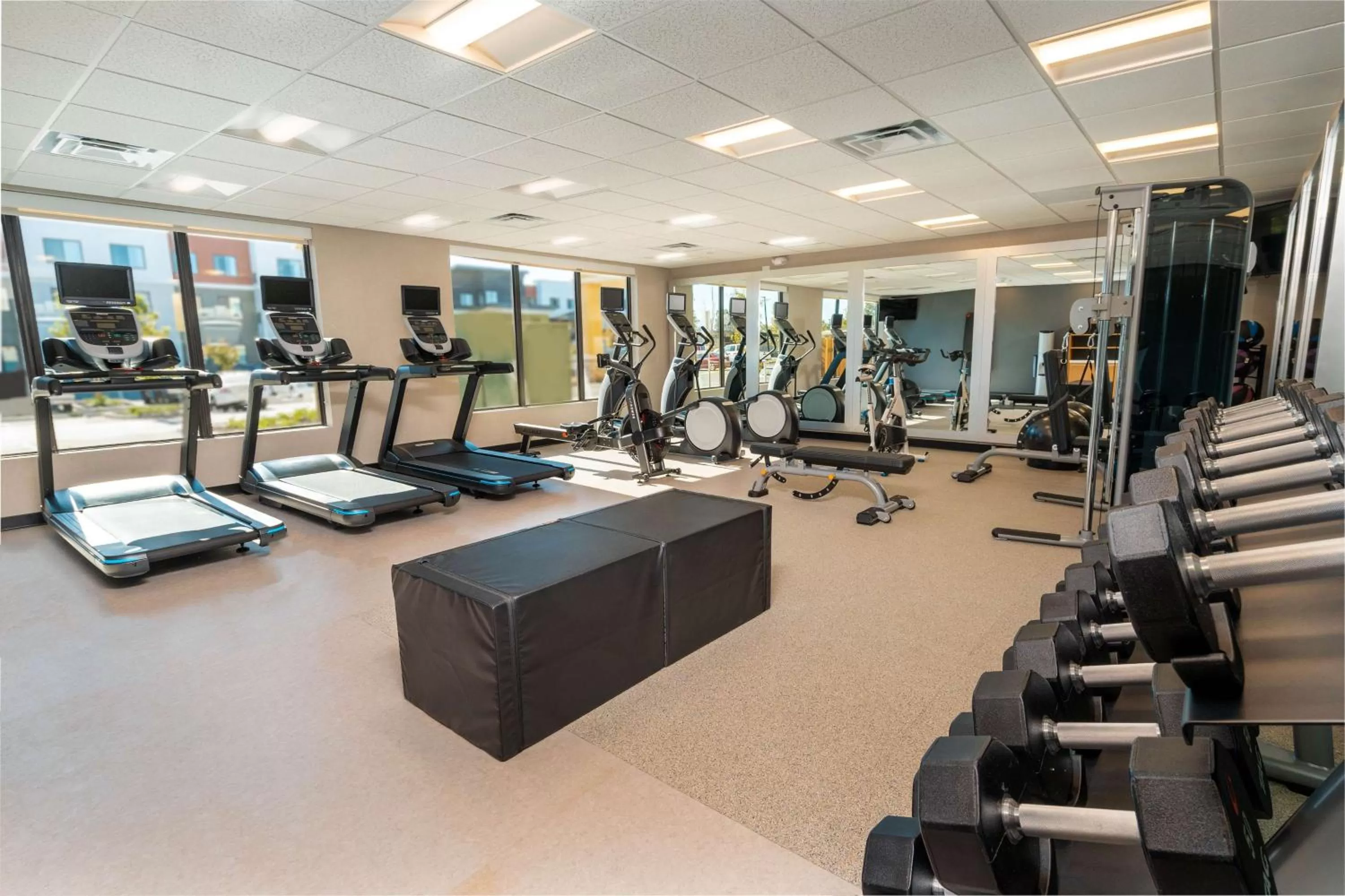 Fitness centre/facilities in Homewood Suites By Hilton Livermore, Ca