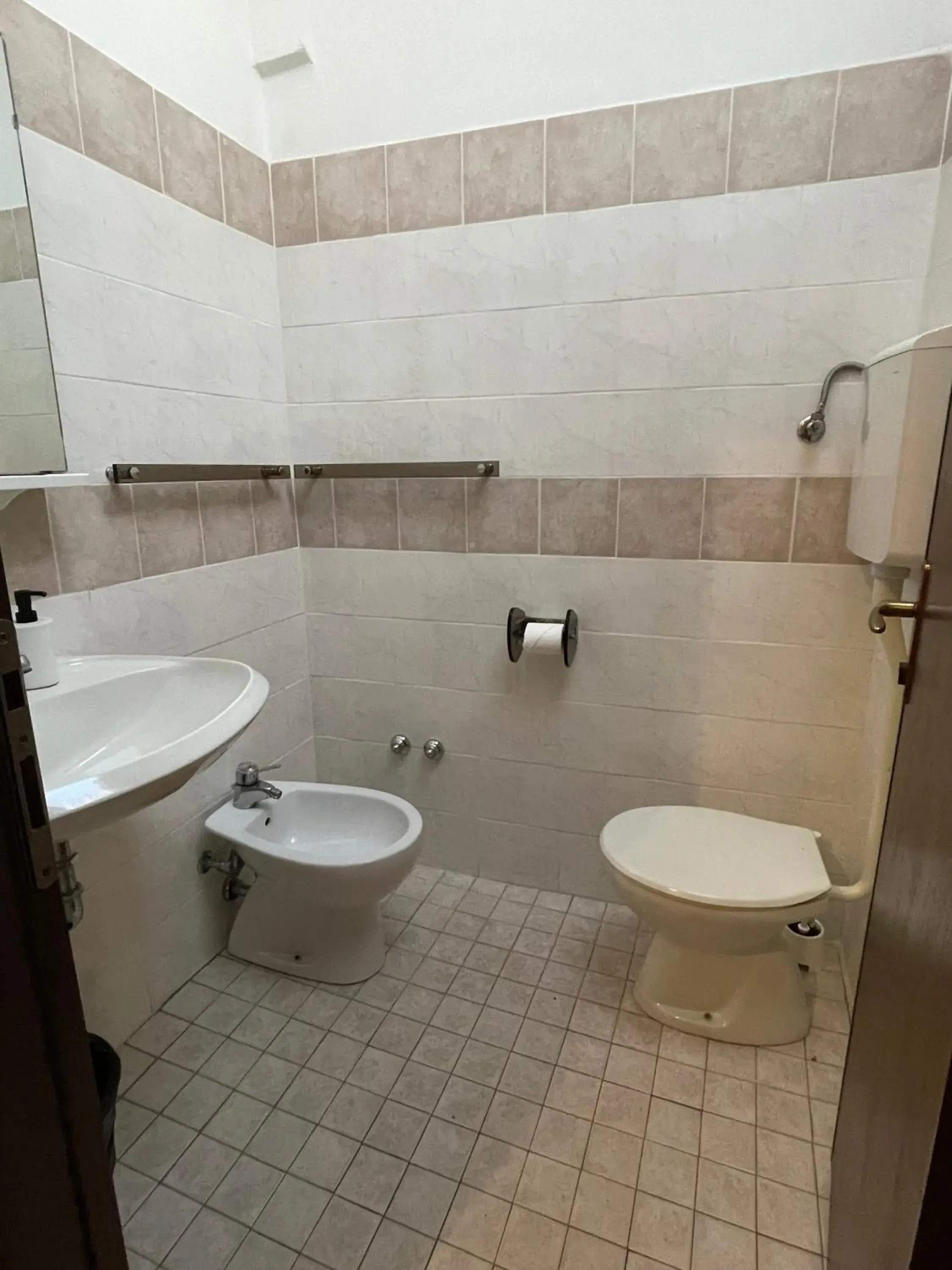 Shower, Bathroom in Hotel Adler