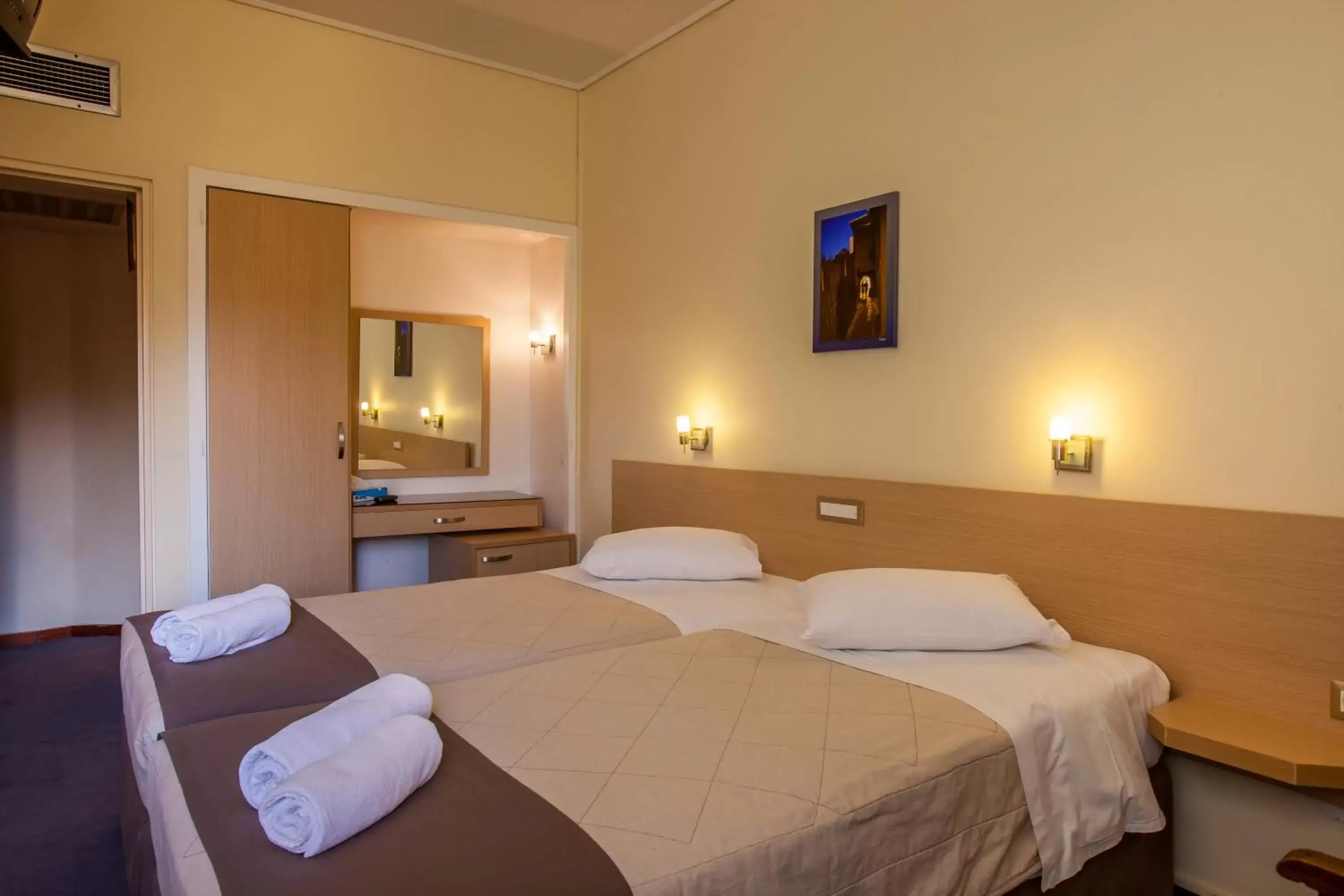 Photo of the whole room, Bed in Acropolis View Hotel