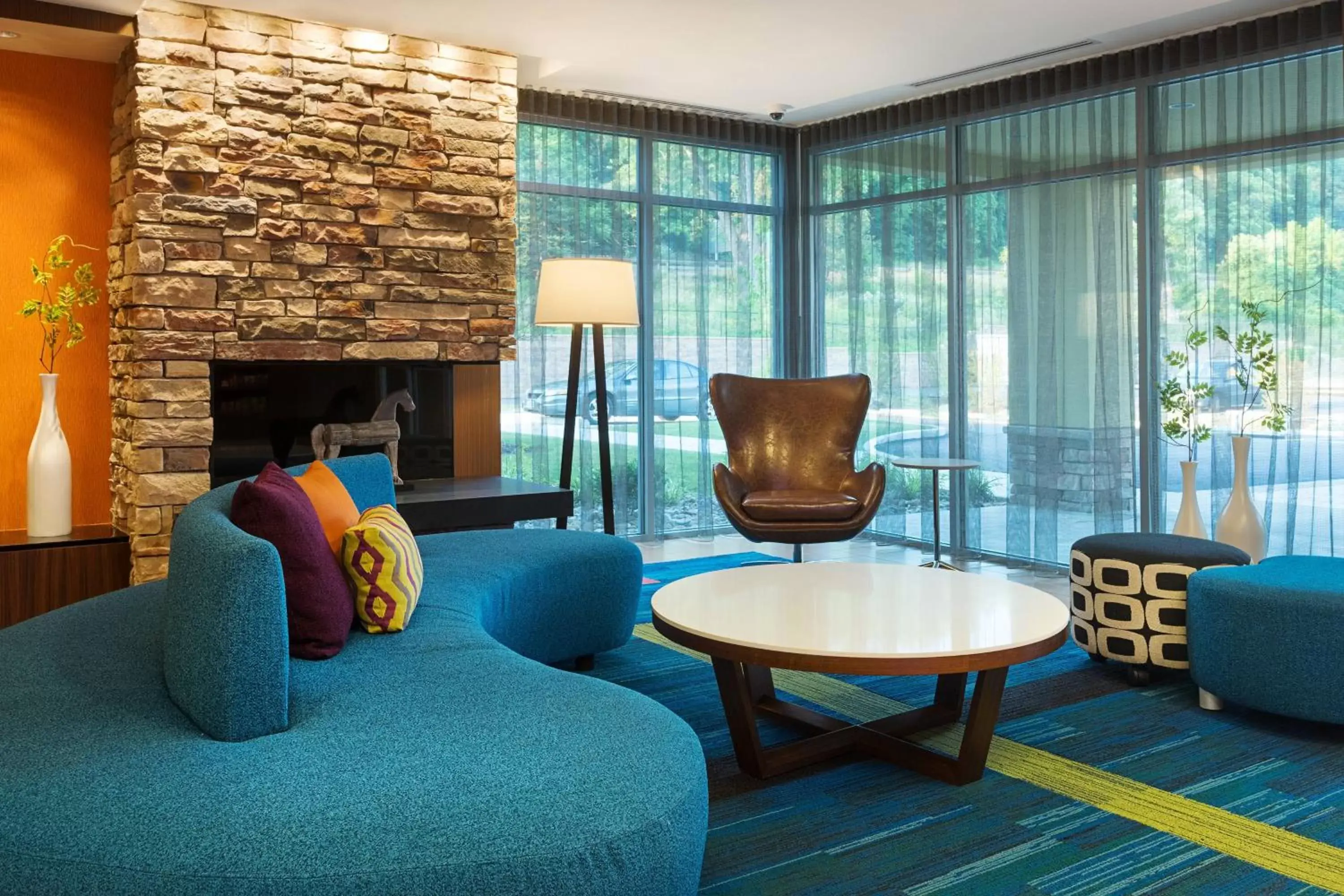 Lobby or reception, Seating Area in Fairfield Inn & Suites by Marriott Belle Vernon