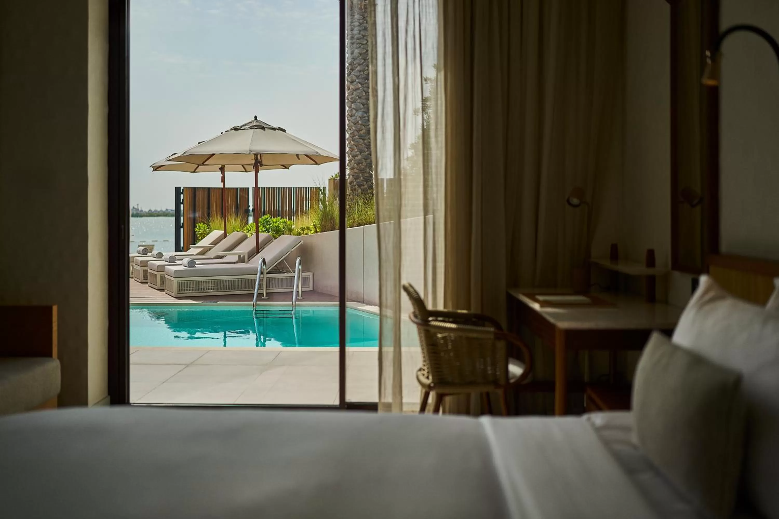 Bed in ERTH Abu Dhabi Hotel