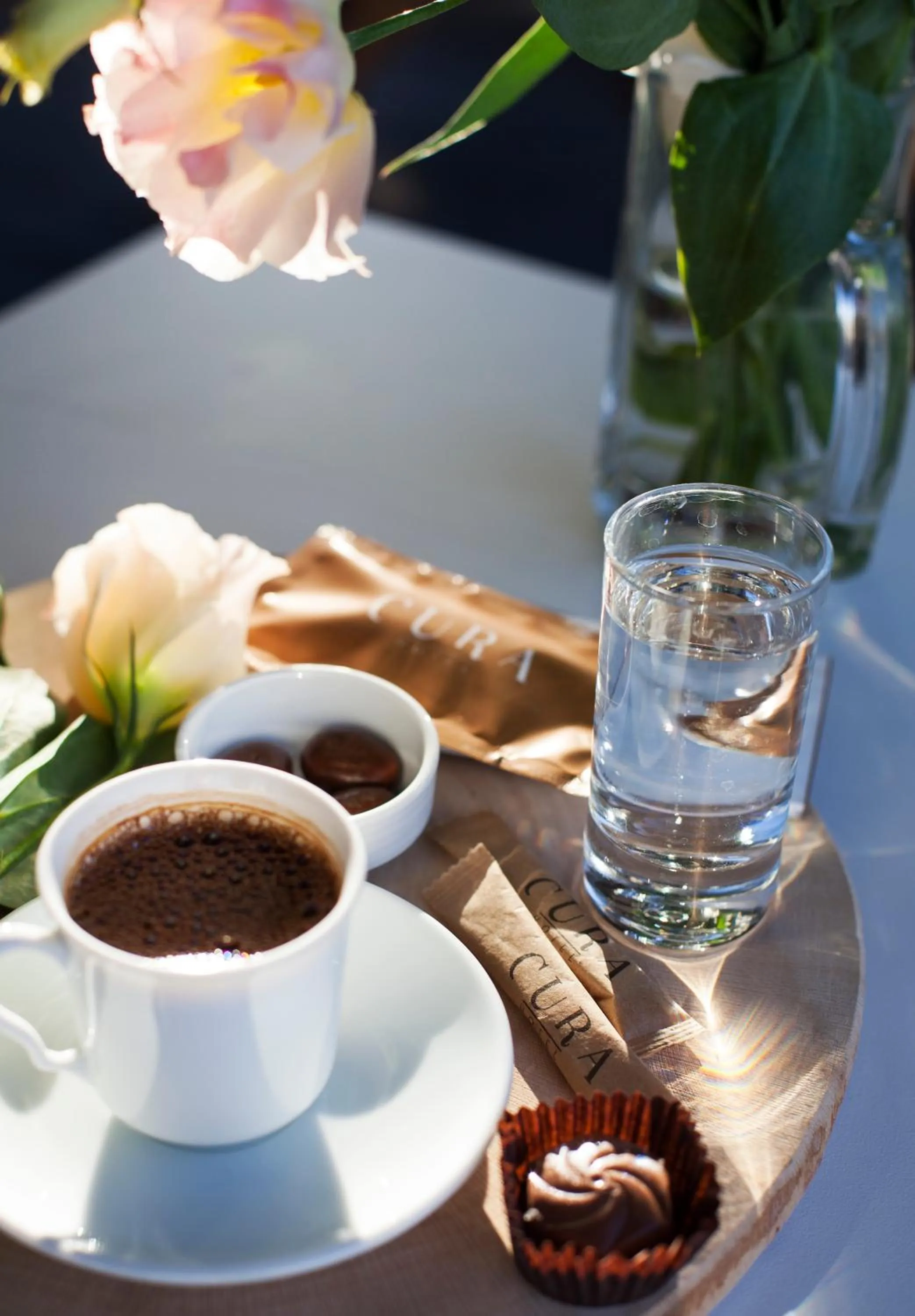 Decorative detail in Hotel Cura