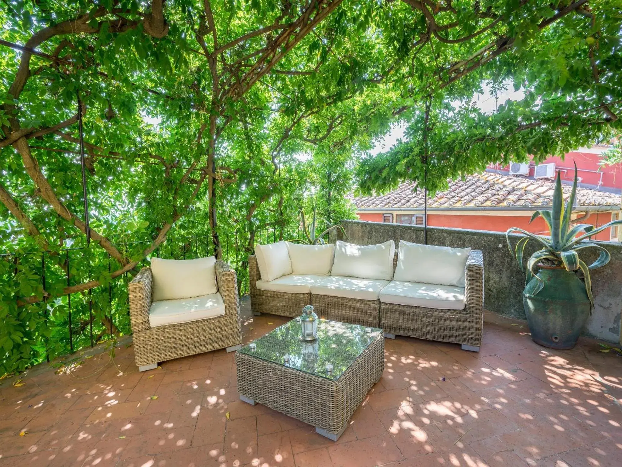 Balcony/Terrace in Hotel Villa Sermolli