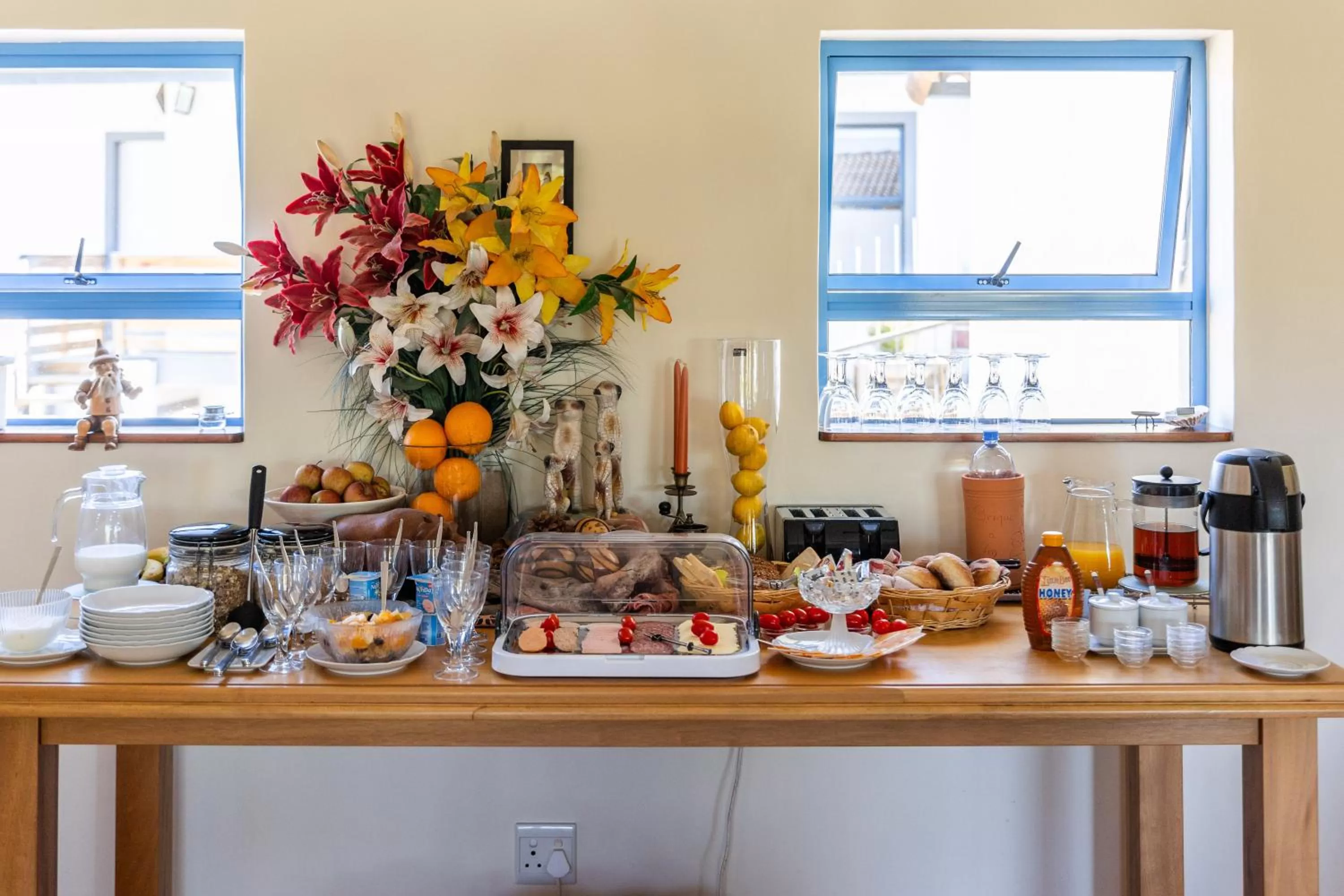 Breakfast in Gästehaus Pinkepank