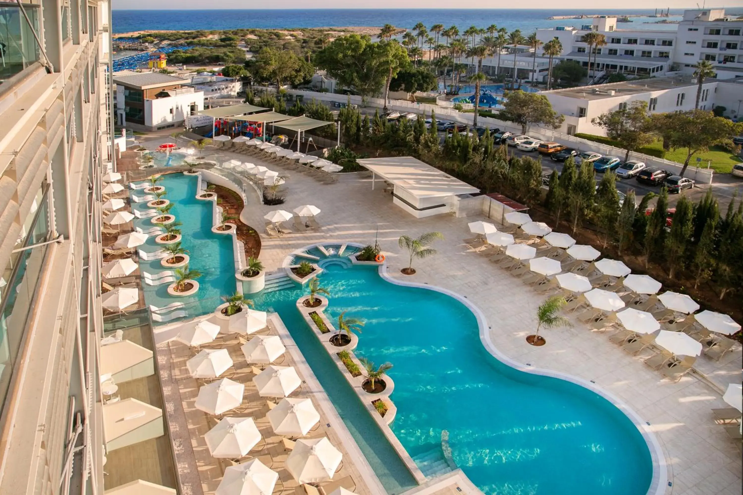 Swimming pool, Pool View in Asterias Beach Hotel