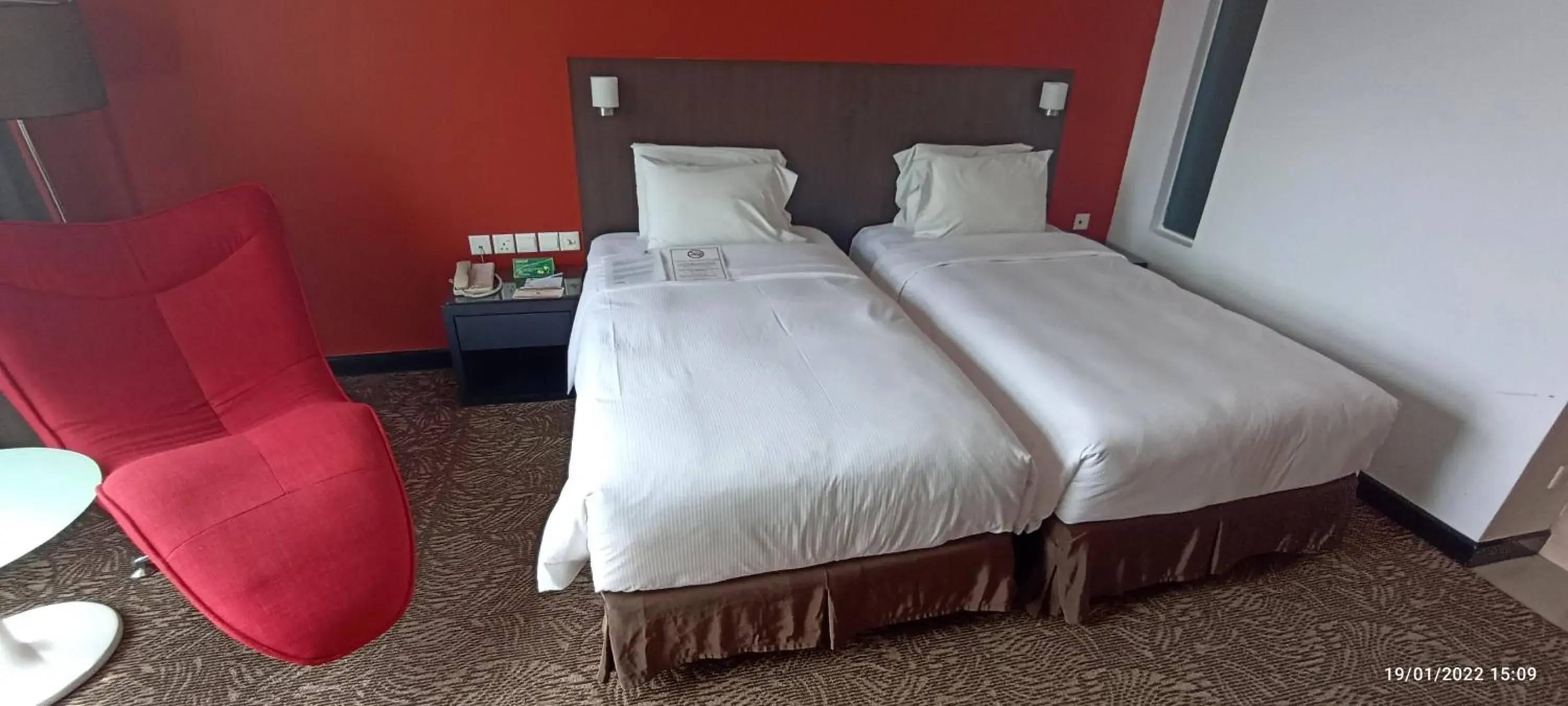 Bed in The Klagan Hotel