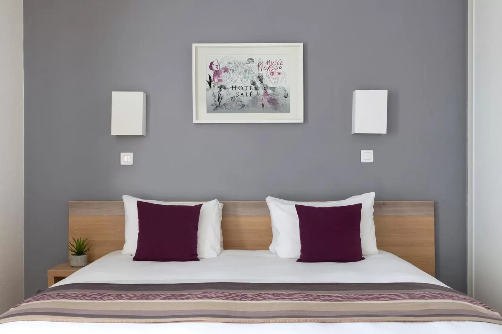 Bed in Citadines Bastille Marais Paris