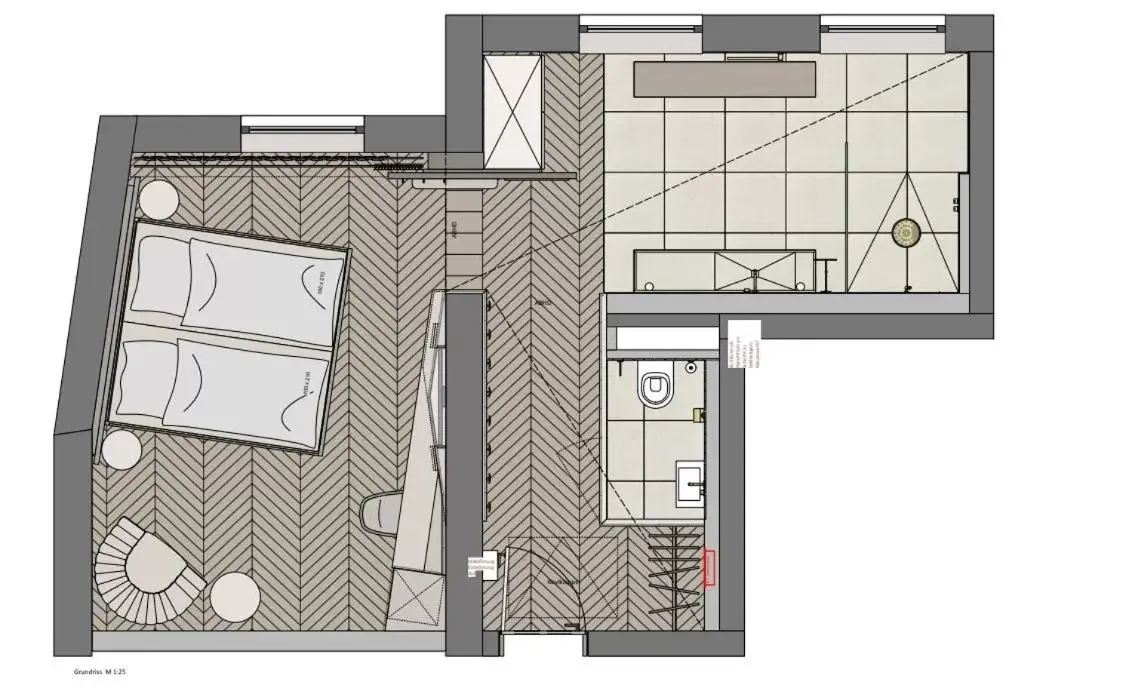 Floor Plan in Platzl Hotel - Superior