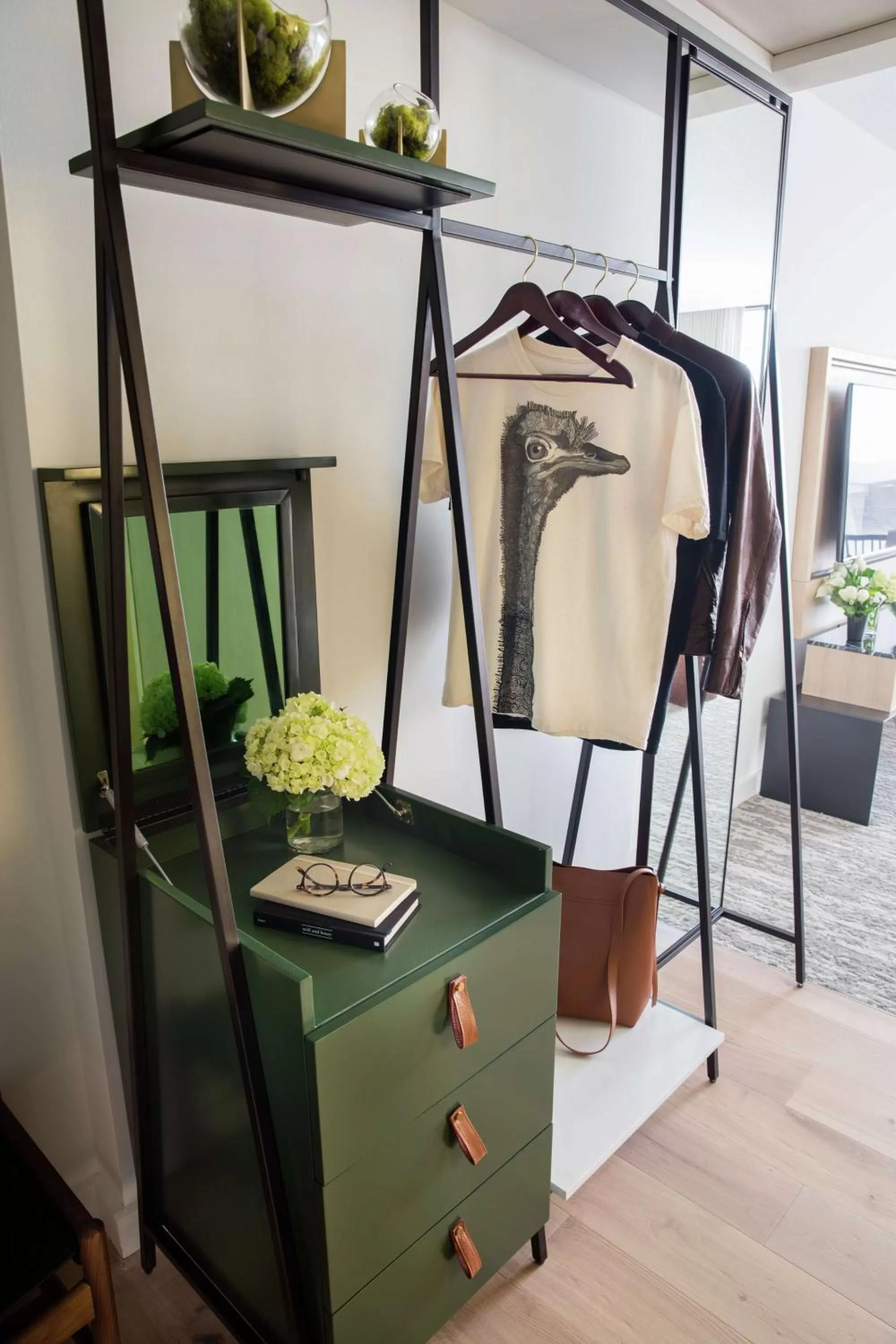 Living room in C. Baldwin, Curio Collection by Hilton