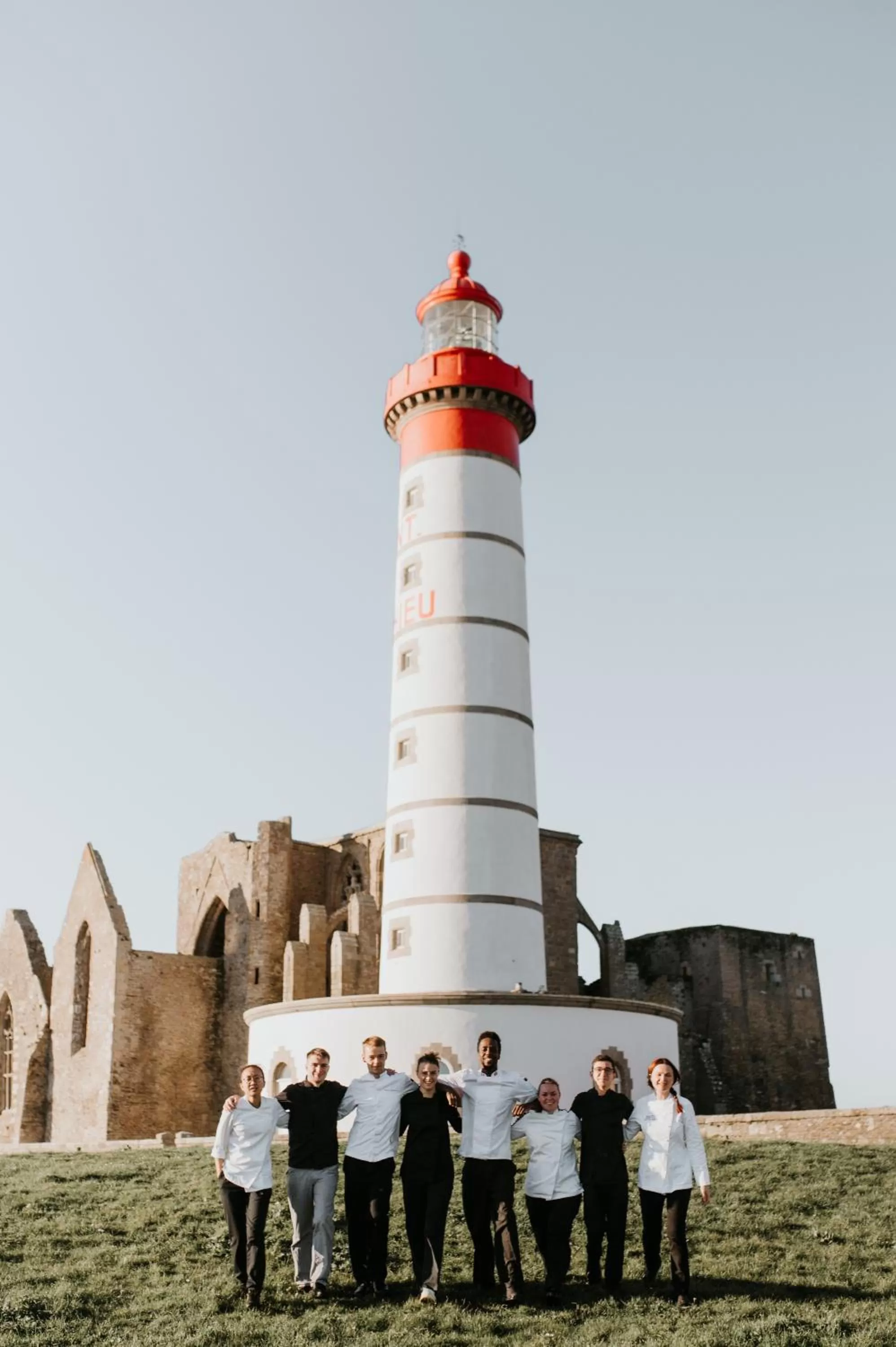 Staff in Hostellerie de la Pointe Saint-Mathieu - SPA & Restaurant