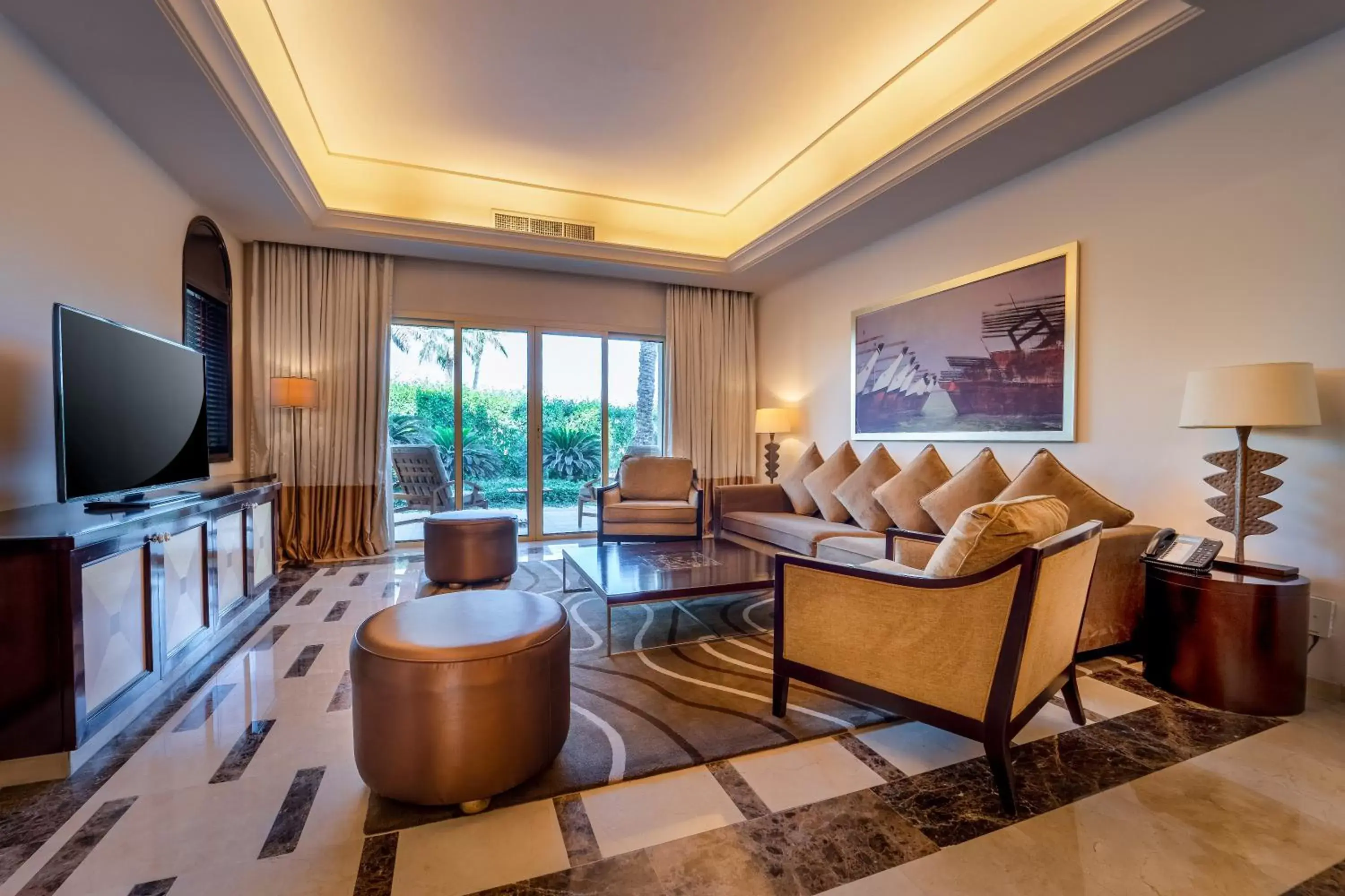 Living room, Seating Area in Grand Hyatt Doha Hotel & Villas