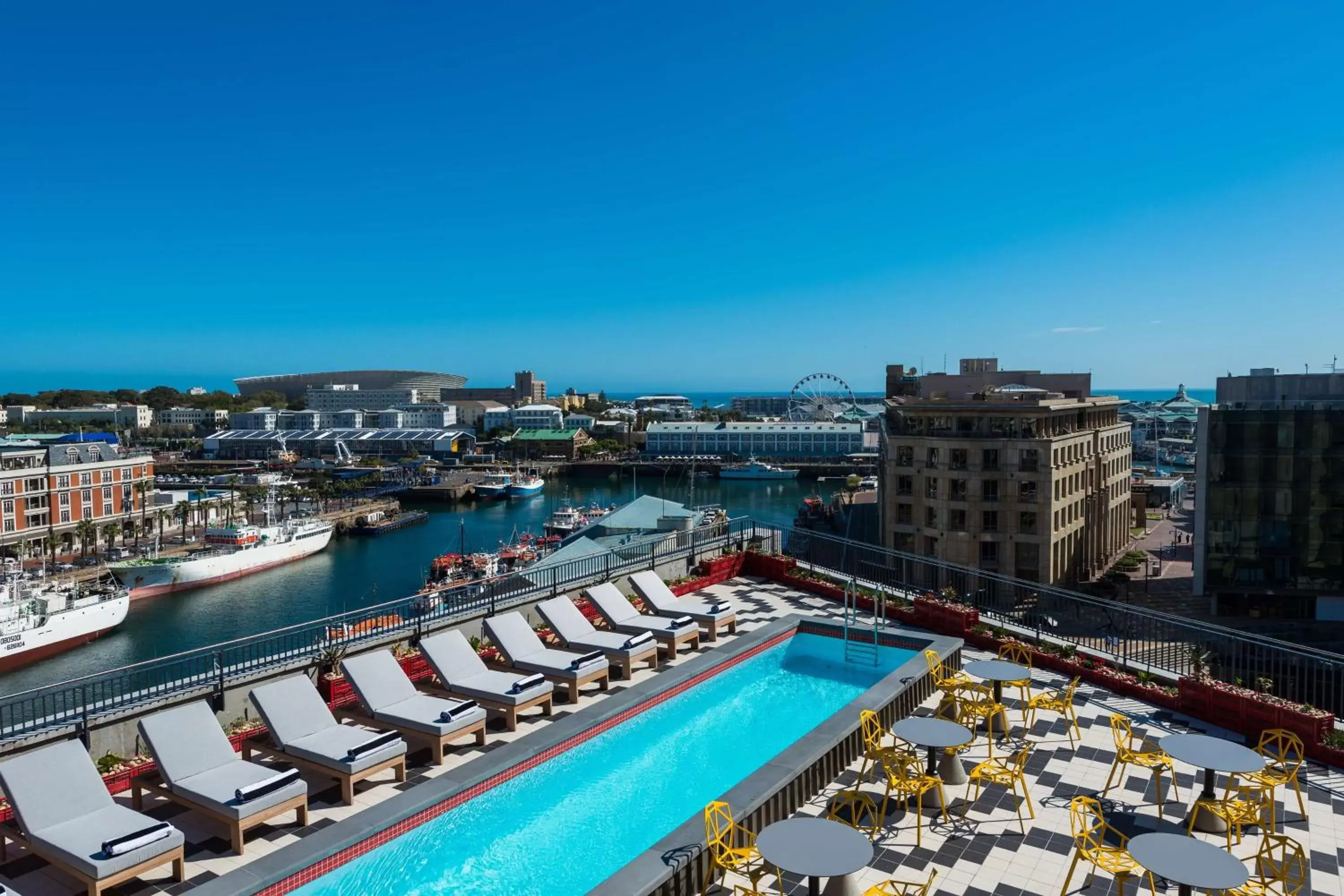 Pool View in Radisson RED Hotel V&A Waterfront Cape Town
