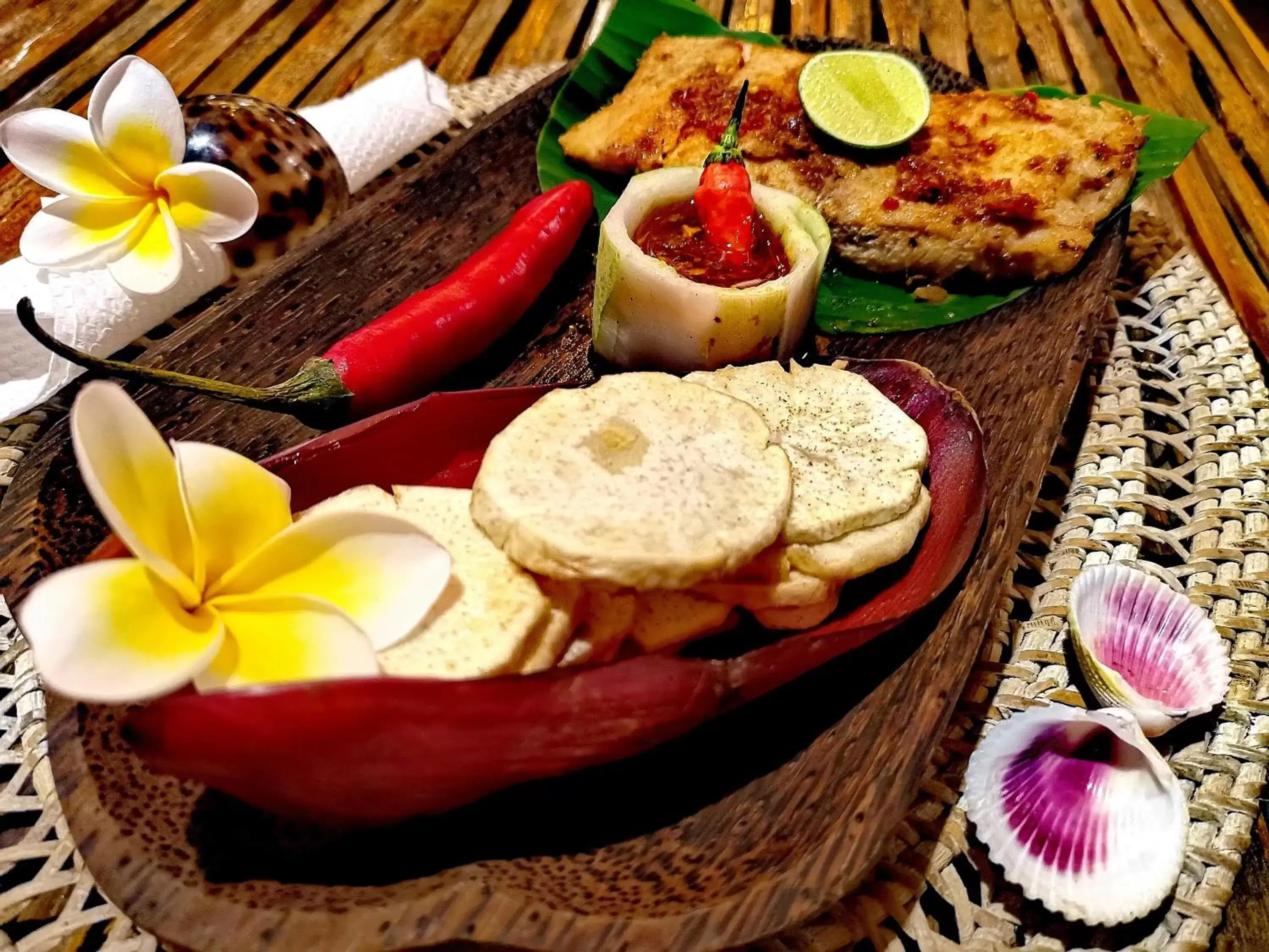 Food close-up in Coconut Garden Beach Resort