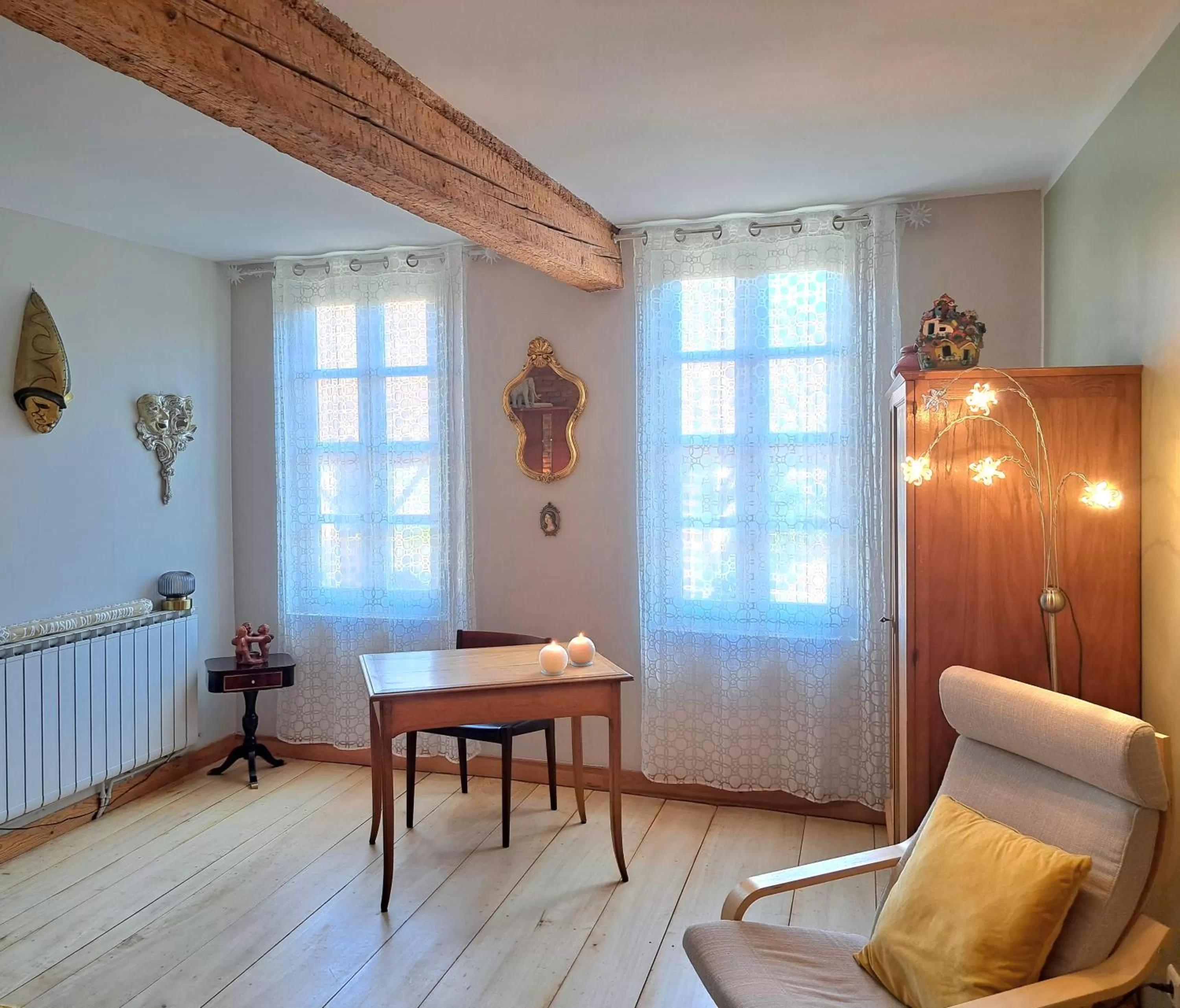 hair dresser, Seating Area in La Loggia - chambres d'hôtes