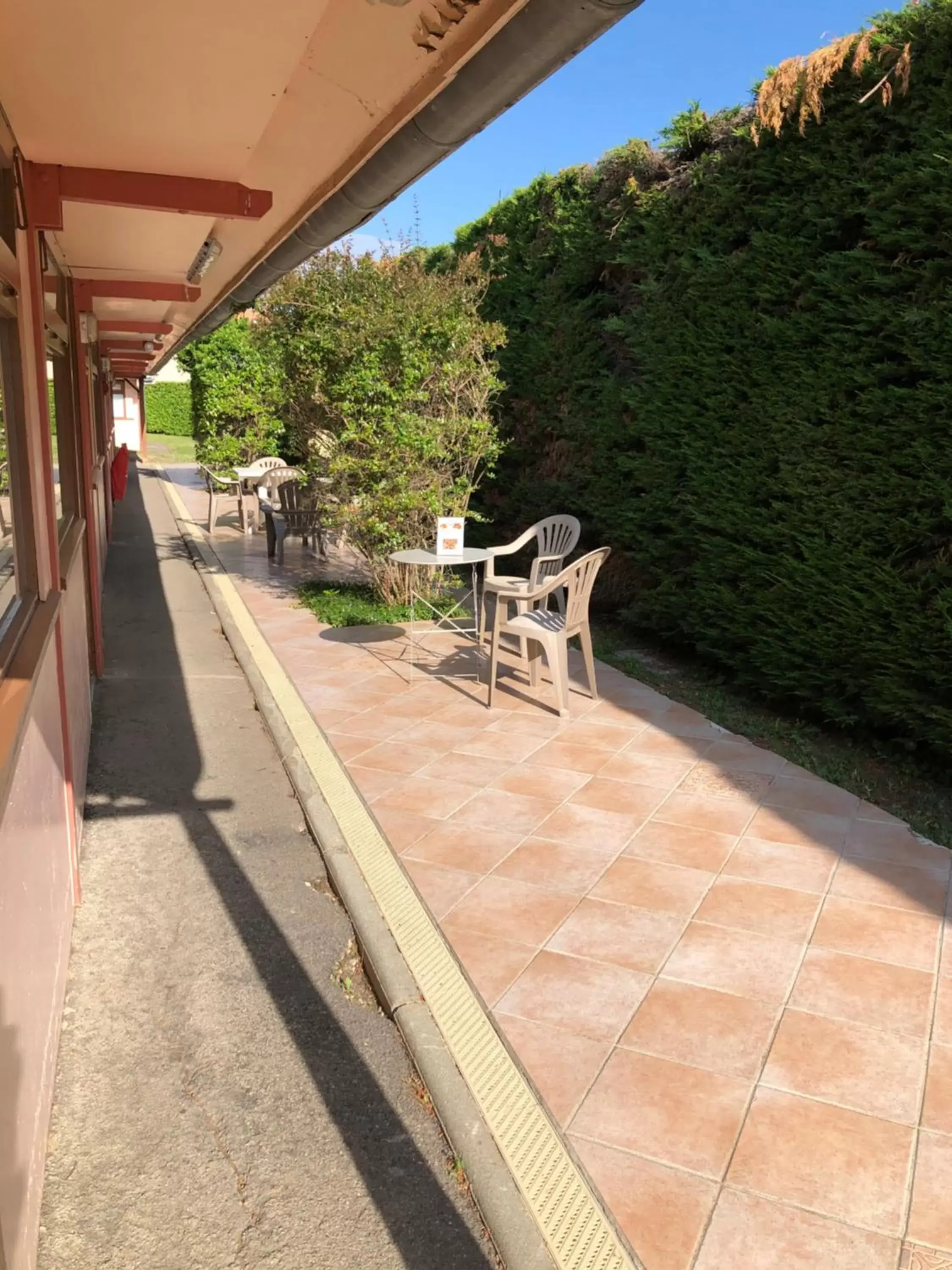 Patio in Hotel Cristol