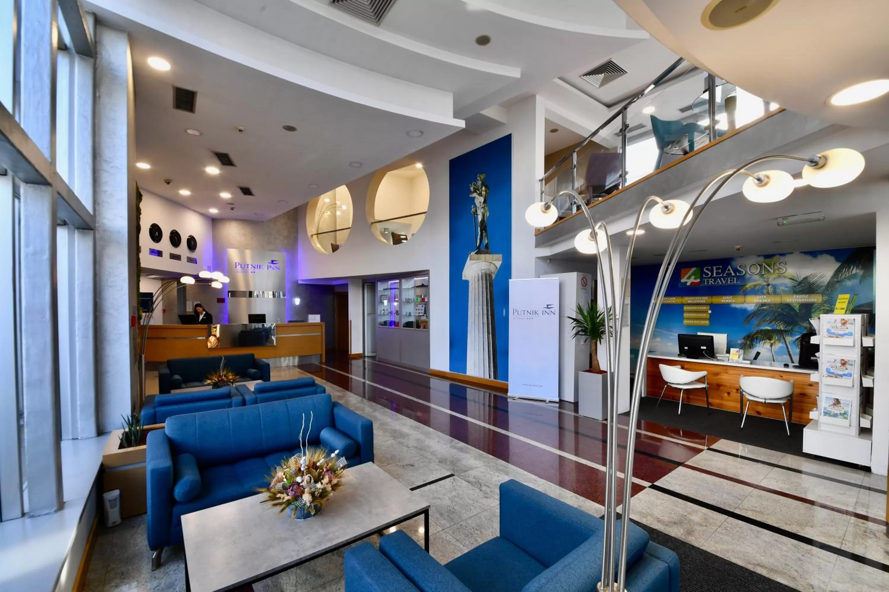 Lobby or reception in Putnik Inn Belgrade